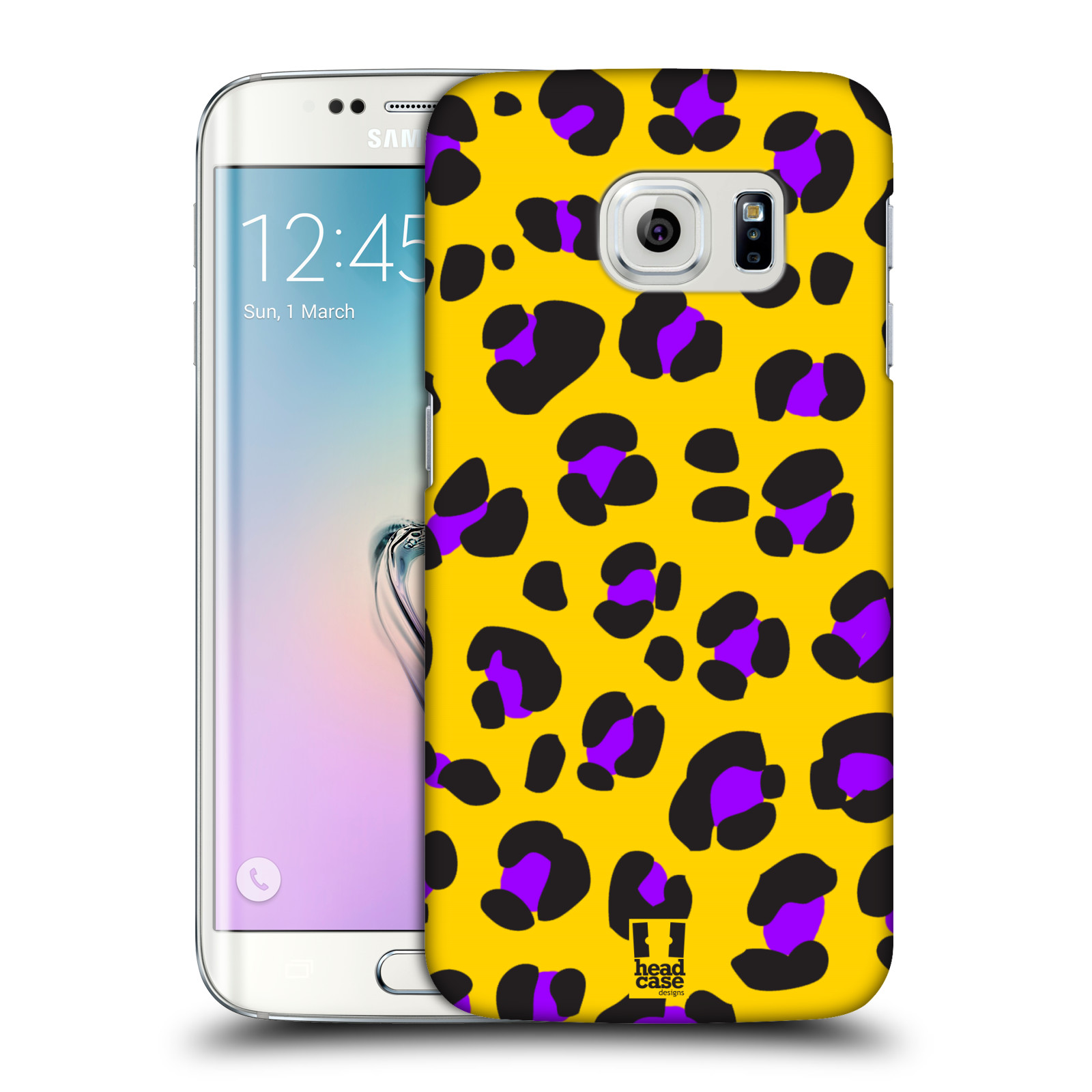HEAD CASE plastový obal na mobil SAMSUNG Galaxy S6 EDGE (G9250, G925, G925F) vzor Divočina zvíře žlutý leopard