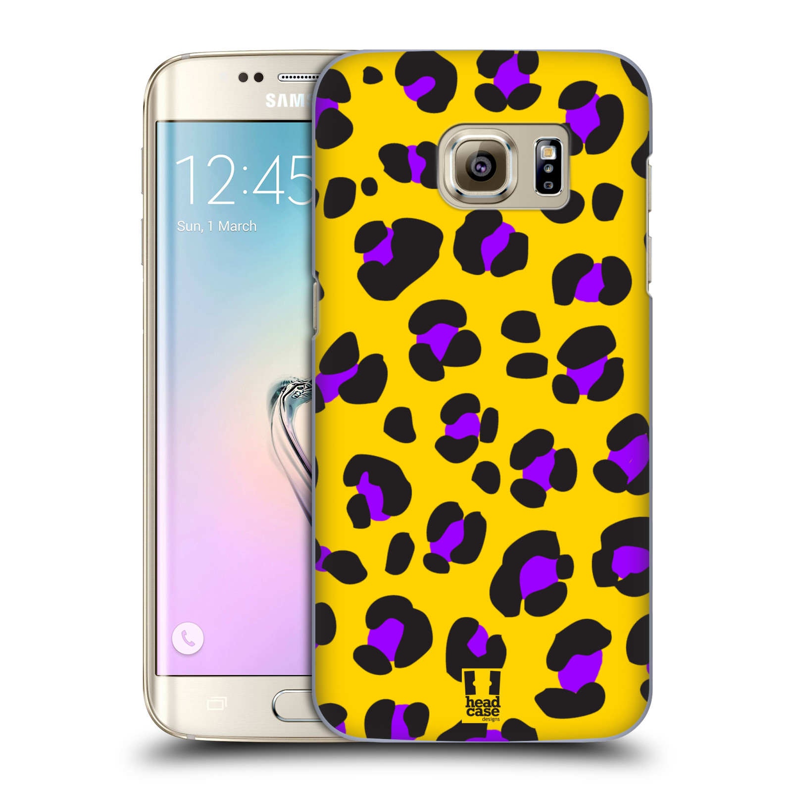 HEAD CASE plastový obal na mobil SAMSUNG GALAXY S7 EDGE vzor Divočina zvíře žlutý leopard
