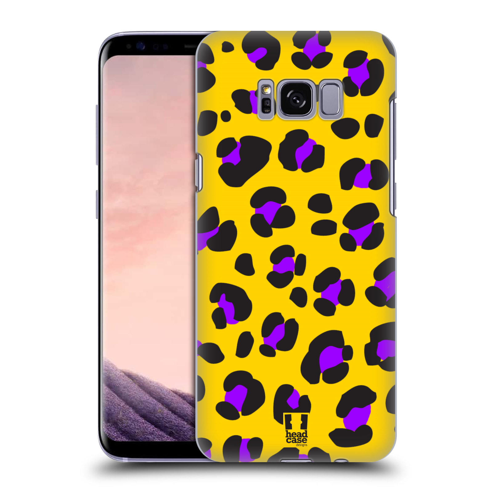 HEAD CASE plastový obal na mobil Samsung Galaxy S8 vzor Divočina zvíře žlutý leopard