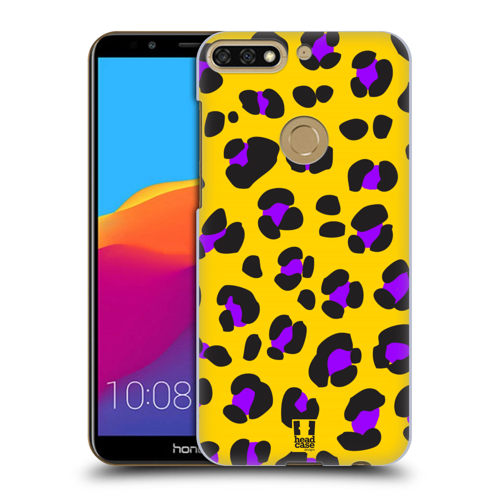 HEAD CASE plastový obal na mobil Honor 7c vzor Divočina zvíře žlutý leopard