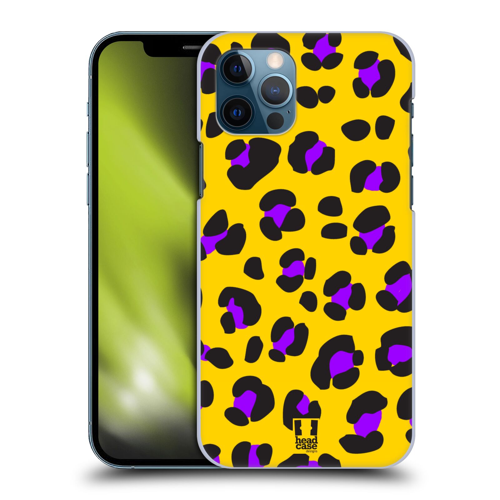 HEAD CASE plastový obal na mobil Apple Iphone 12 / Iphone 12 PRO vzor Divočina zvíře žlutý leopard