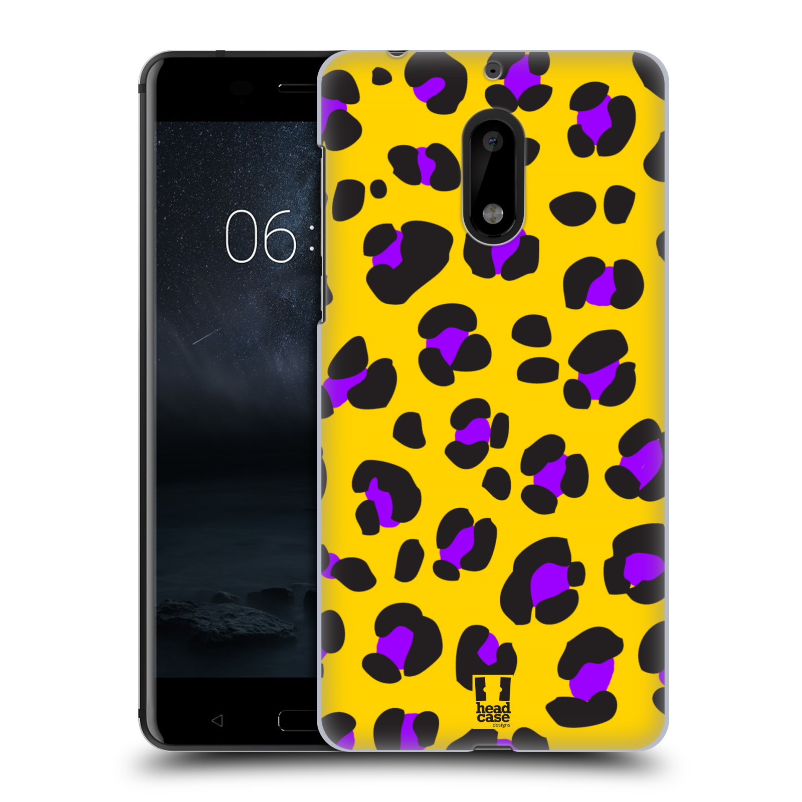 HEAD CASE plastový obal na mobil Nokia 6 vzor Divočina zvíře žlutý leopard