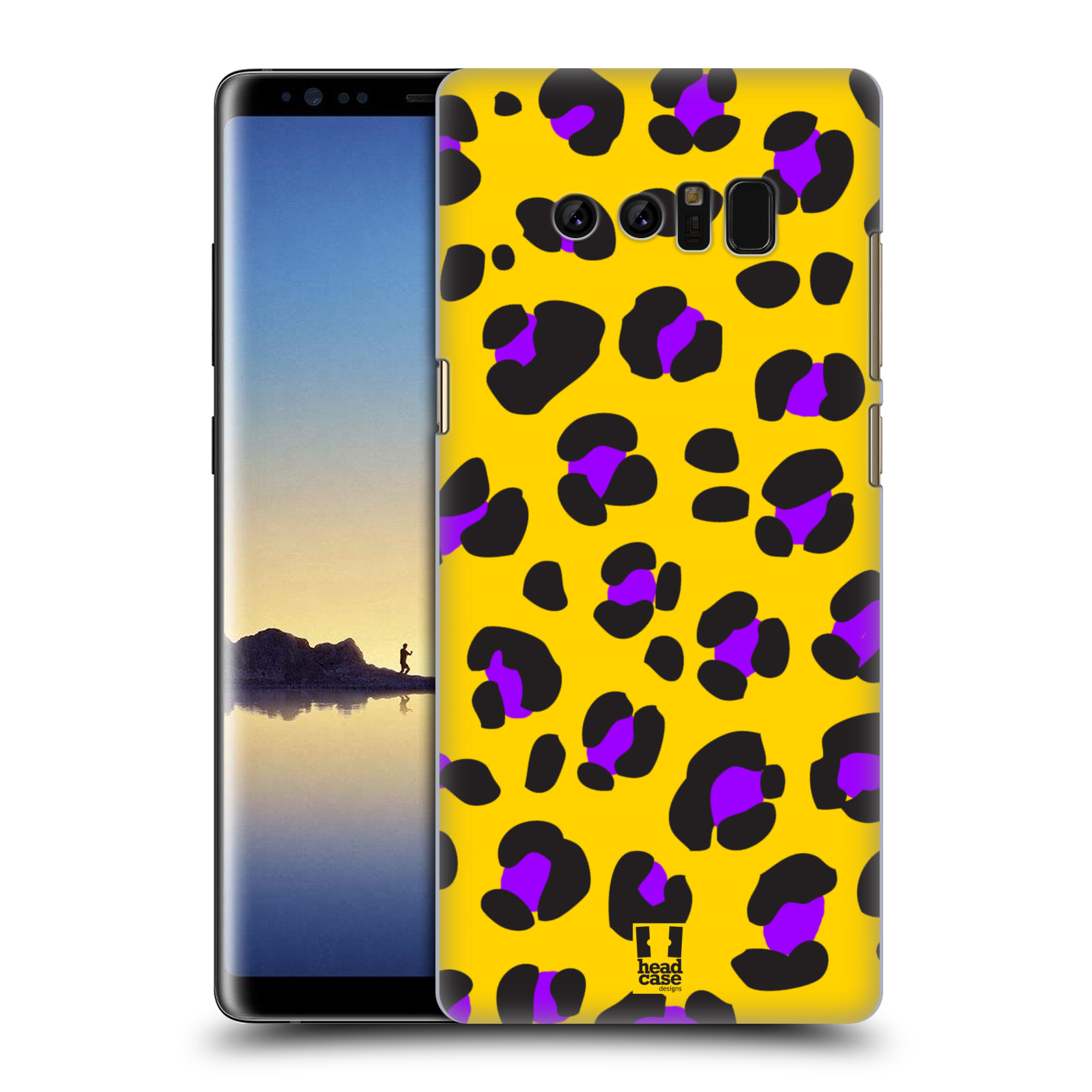 HEAD CASE plastový obal na mobil Samsung Galaxy Note 8 vzor Divočina zvíře žlutý leopard