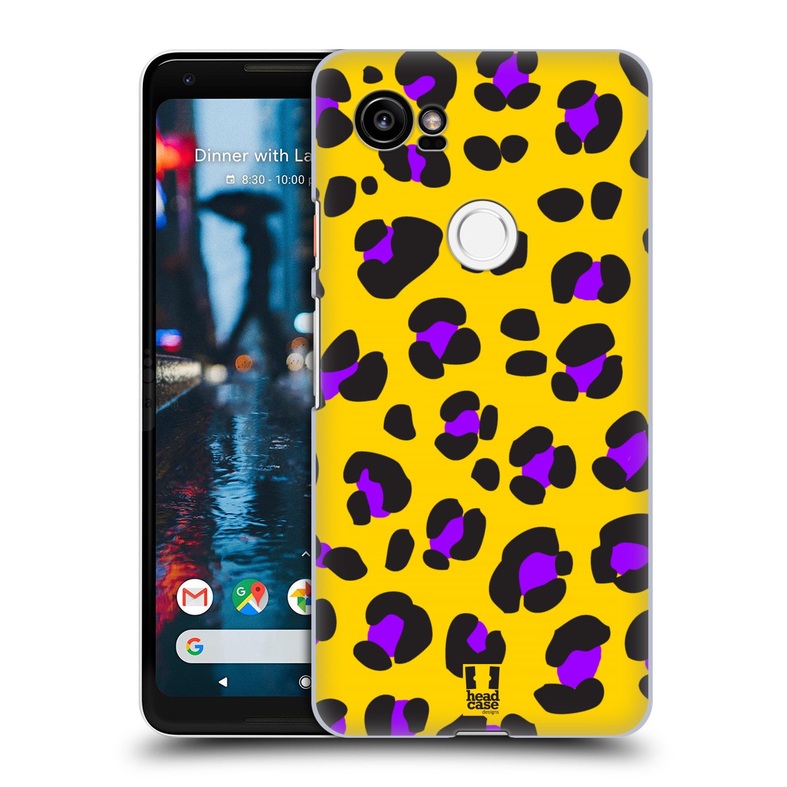 HEAD CASE plastový obal na mobil Google Pixel 2 XL vzor Divočina zvíře žlutý leopard