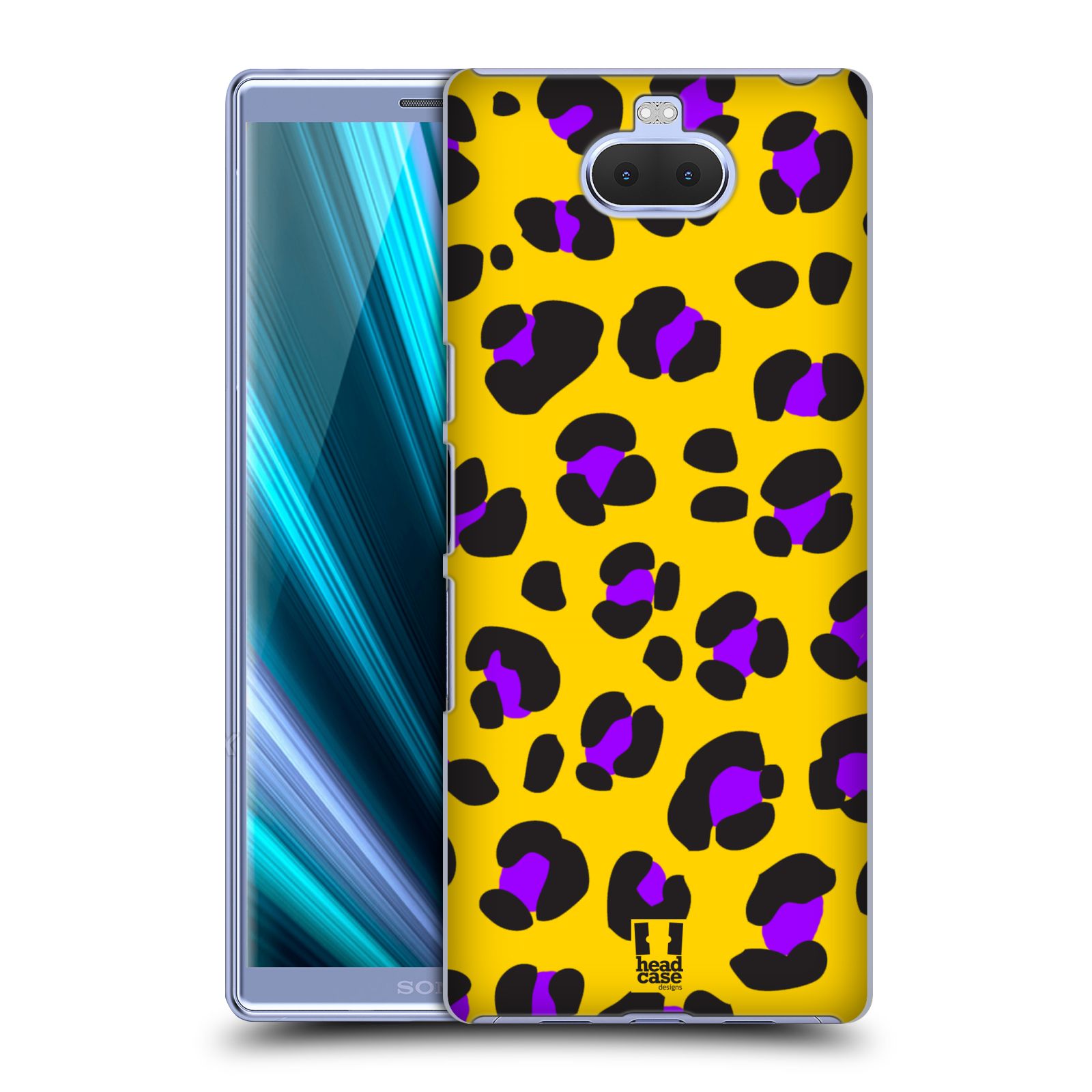 Pouzdro na mobil Sony Xperia 10 - Head Case - vzor Divočina zvíře žlutý leopard