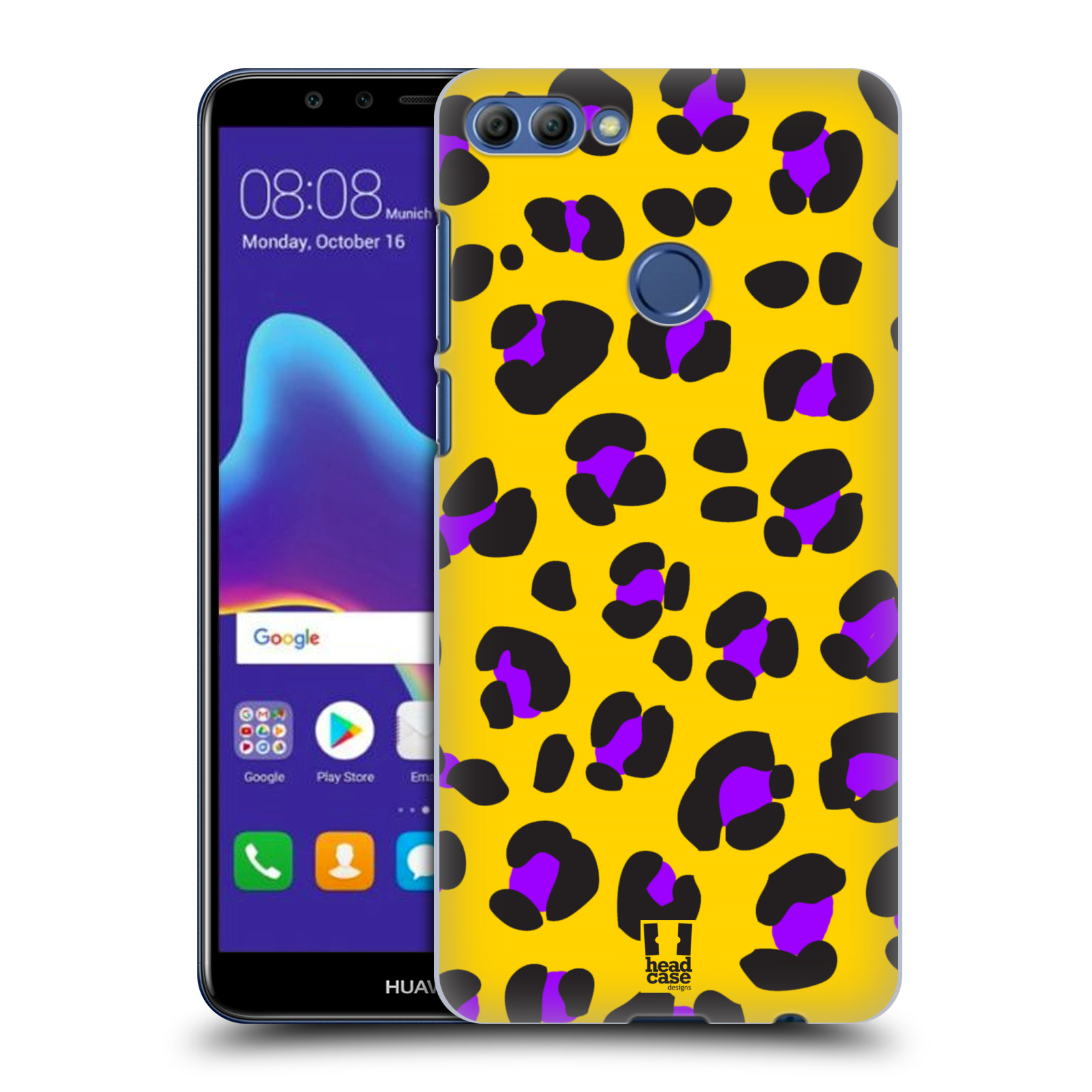 HEAD CASE plastový obal na mobil Huawei Y9 2018 vzor Divočina zvíře žlutý leopard