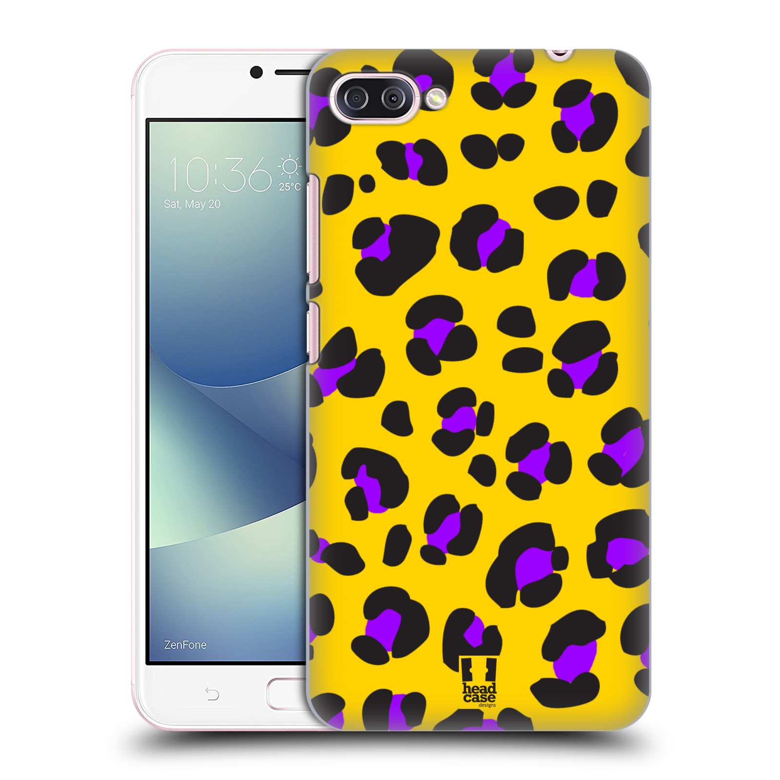 HEAD CASE plastový obal na mobil Asus Zenfone 4 MAX ZC554KL vzor Divočina zvíře žlutý leopard