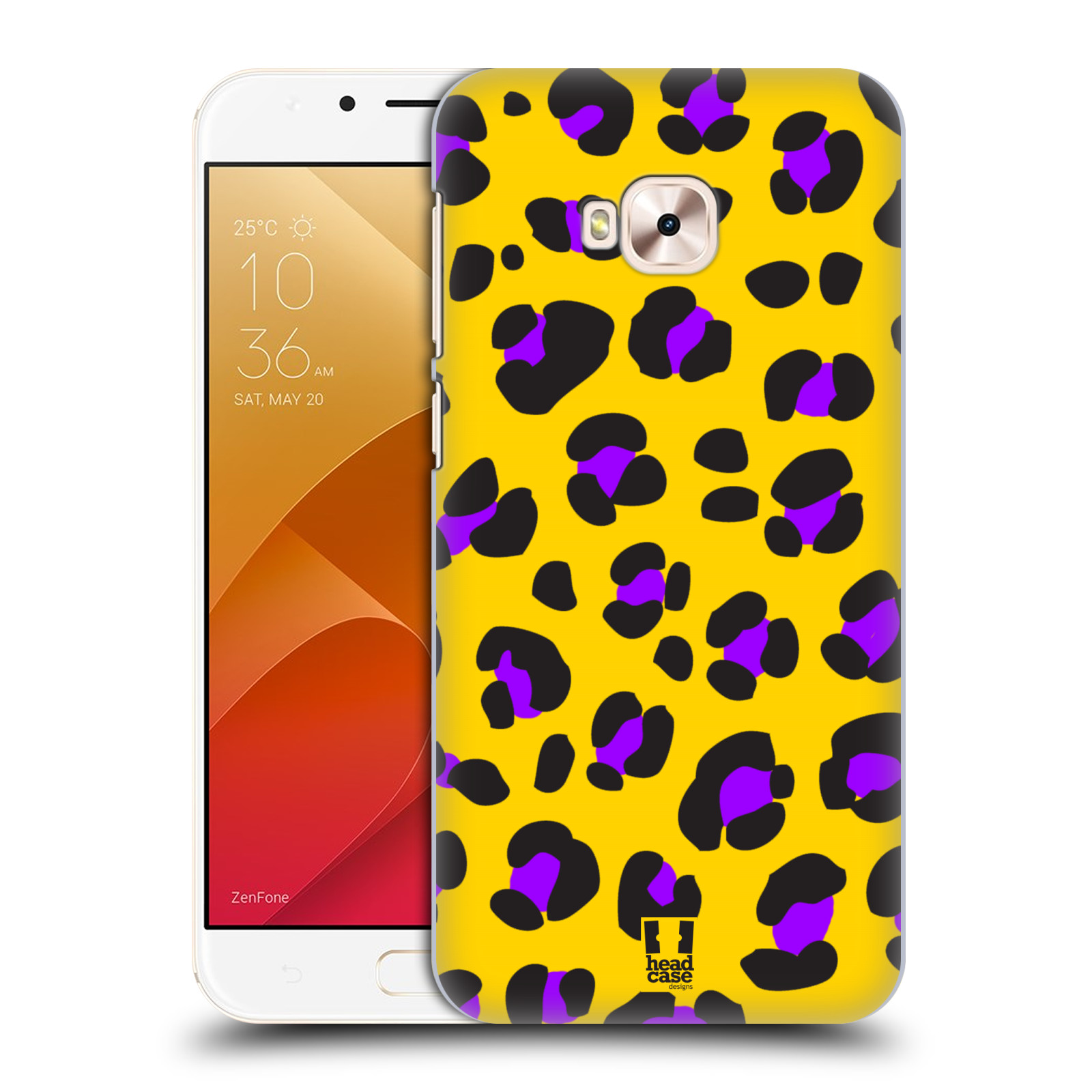 HEAD CASE plastový obal na mobil Asus Zenfone 4 Selfie Pro ZD552KL vzor Divočina zvíře žlutý leopard