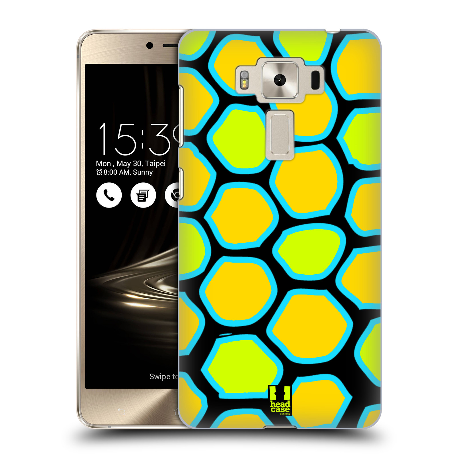 HEAD CASE plastový obal na mobil Asus Zenfone 3 DELUXE ZS550KL vzor Divočina zvíře žlutý had