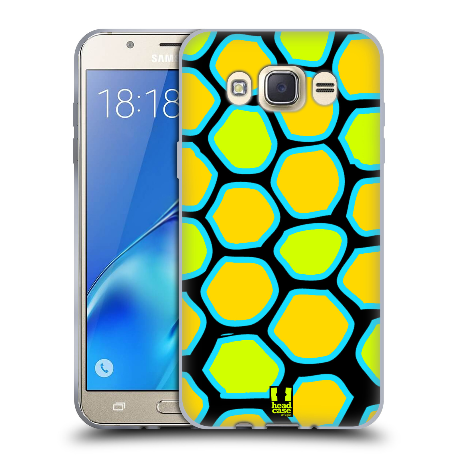 HEAD CASE silikonový obal, kryt na mobil Samsung Galaxy J7 2016 (J710, J710F) vzor Divočina zvíře žlutý had