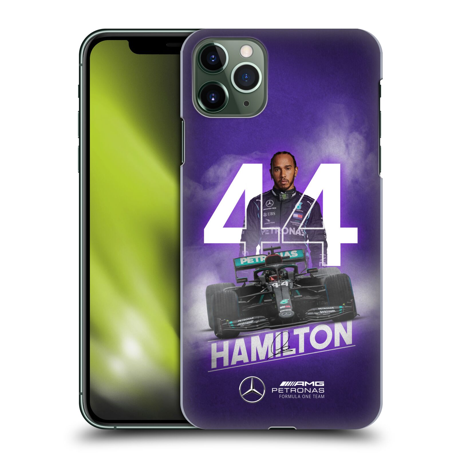 Zadní obal pro mobil Apple Iphone 11 PRO MAX - HEAD CASE - Formule 1 - Mercedes Lewis Hamilton