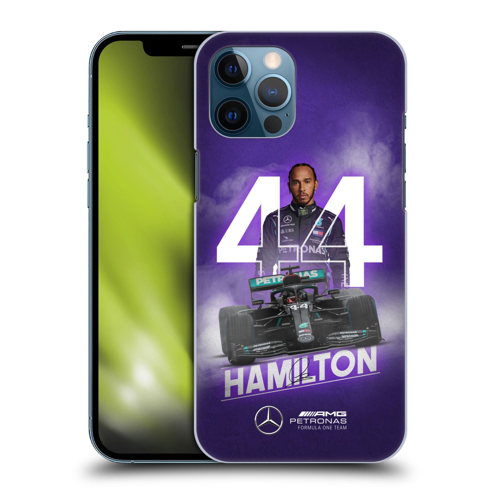 Zadní obal pro mobil Apple iPhone 12 PRO MAX - HEAD CASE - Formule 1 - Mercedes Lewis Hamilton