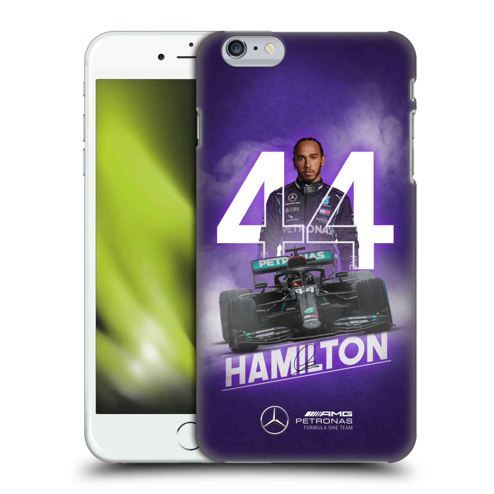 Zadní obal pro mobil Apple Iphone 6 PLUS / 6S PLUS - HEAD CASE - Formule 1 - Mercedes Lewis Hamilton