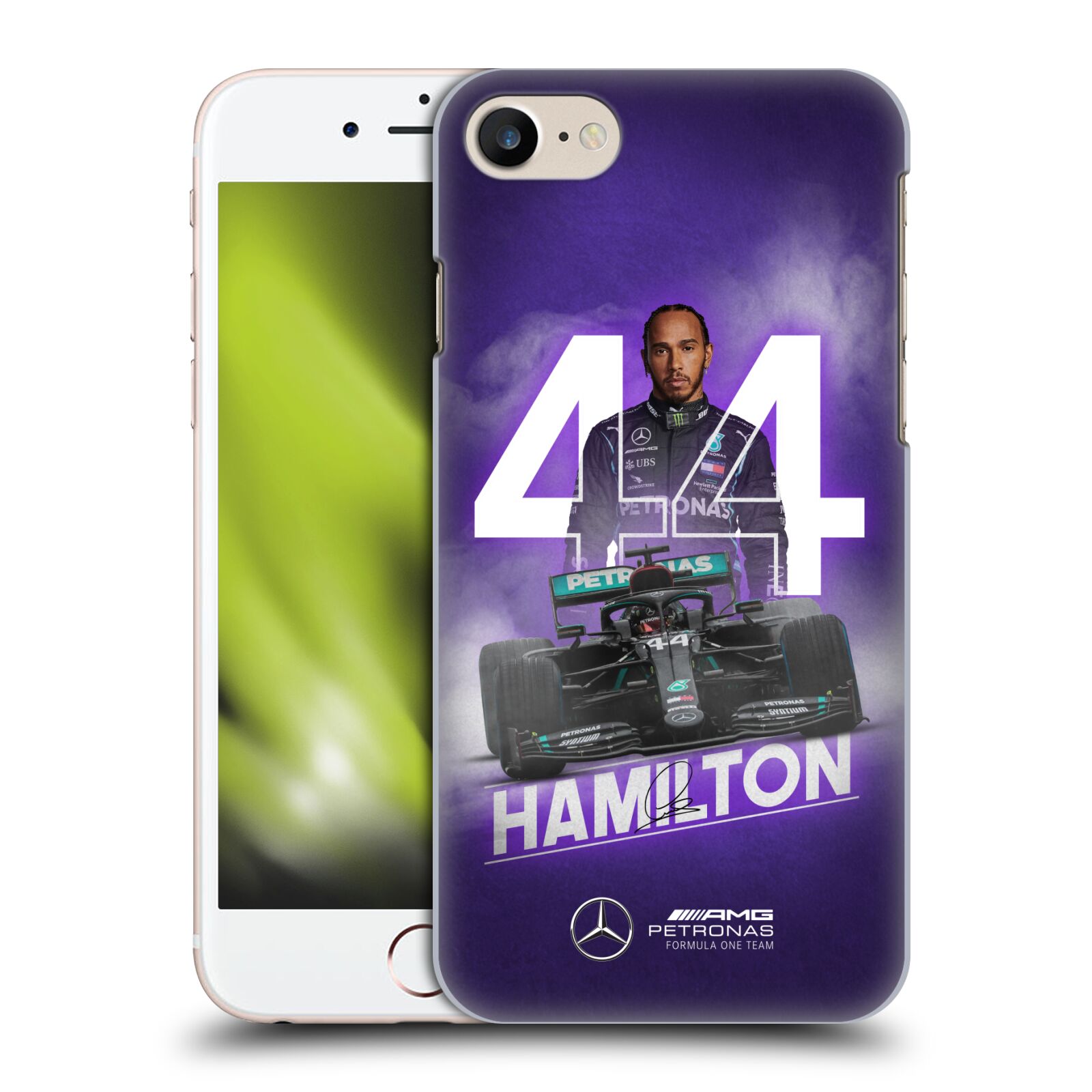 Zadní obal pro mobil Apple Iphone 7/8/SE2020 - HEAD CASE - Formule 1 - Mercedes Lewis Hamilton