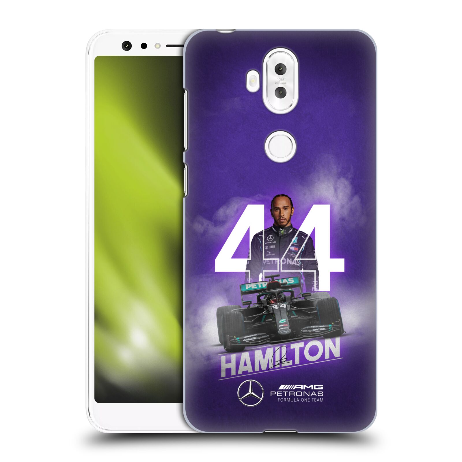 Zadní obal pro mobil Asus Zenfone 5 Lite ZC600KL - HEAD CASE - Formule 1 - Mercedes Lewis Hamilton