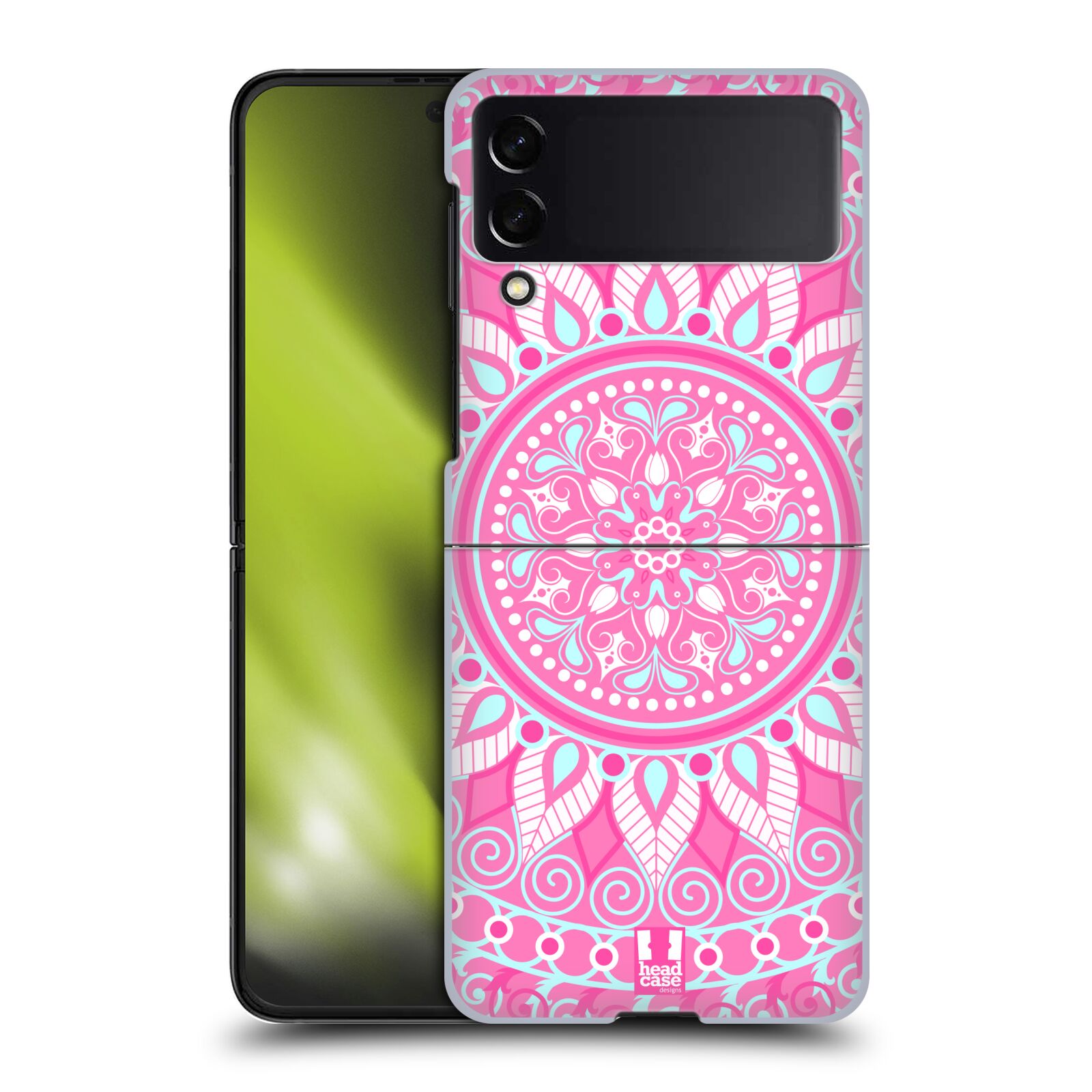 Zadní obal pro mobil Samsung Galaxy Z Flip 4 - HEAD CASE - Růžová Mandala
