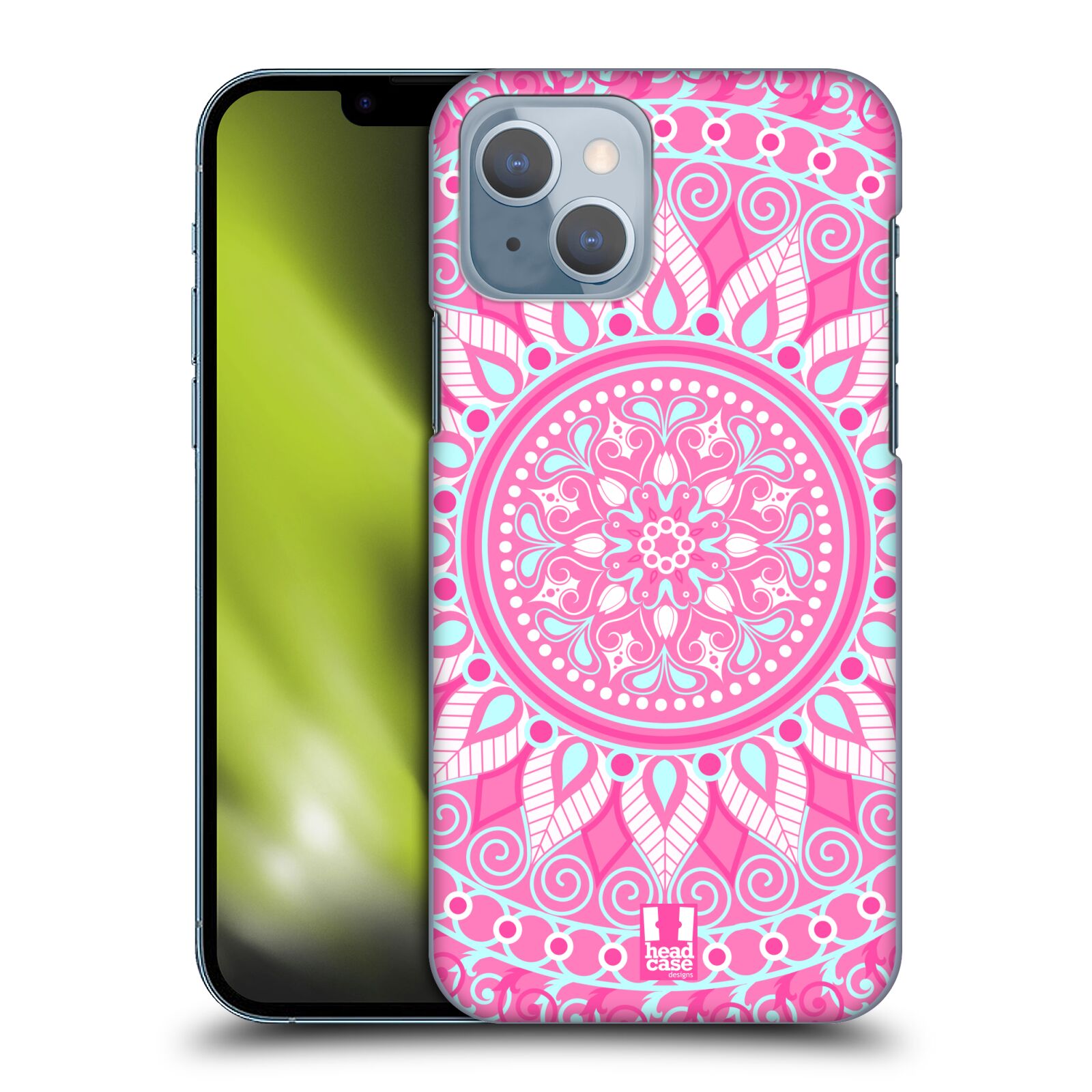 Zadní obal pro mobil Apple Iphone 14 - HEAD CASE - Růžová Mandala