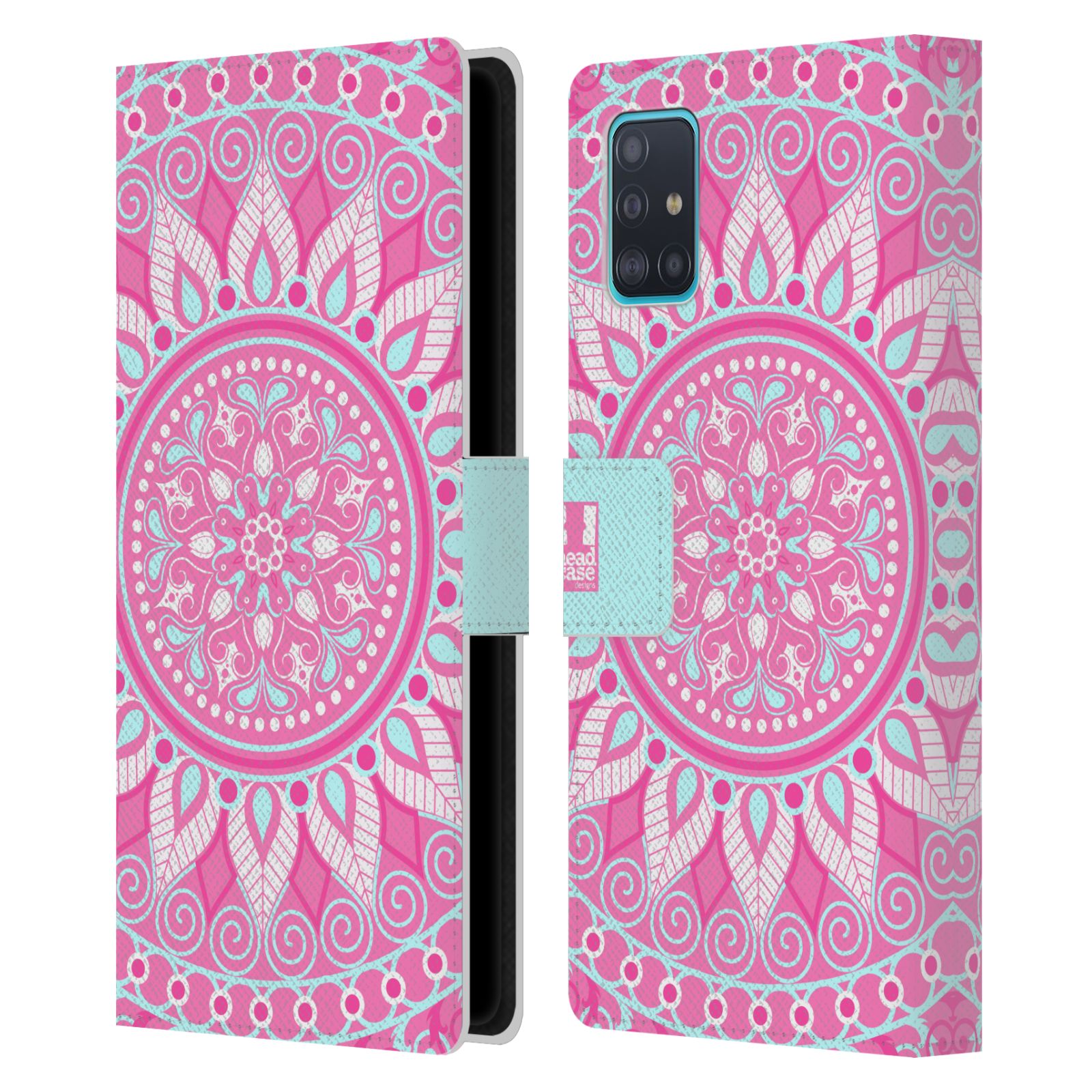 Pouzdro na mobil Samsung Galaxy A51 - HEAD CASE - Mandala růžová