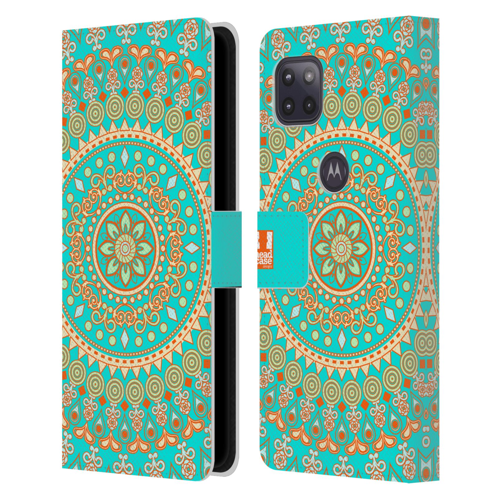 Pouzdro na mobil Motorola Moto G 5G - HEAD CASE - Mandala zelená