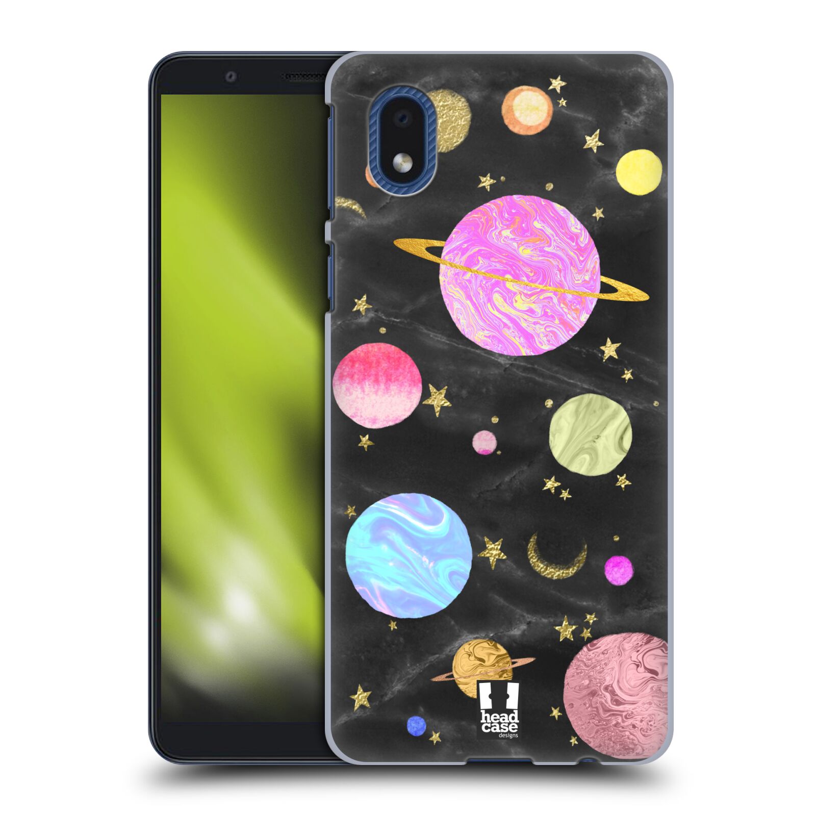 Obal na mobil Samsung Galaxy A01 CORE - HEAD CASE - Barevná Galaxie