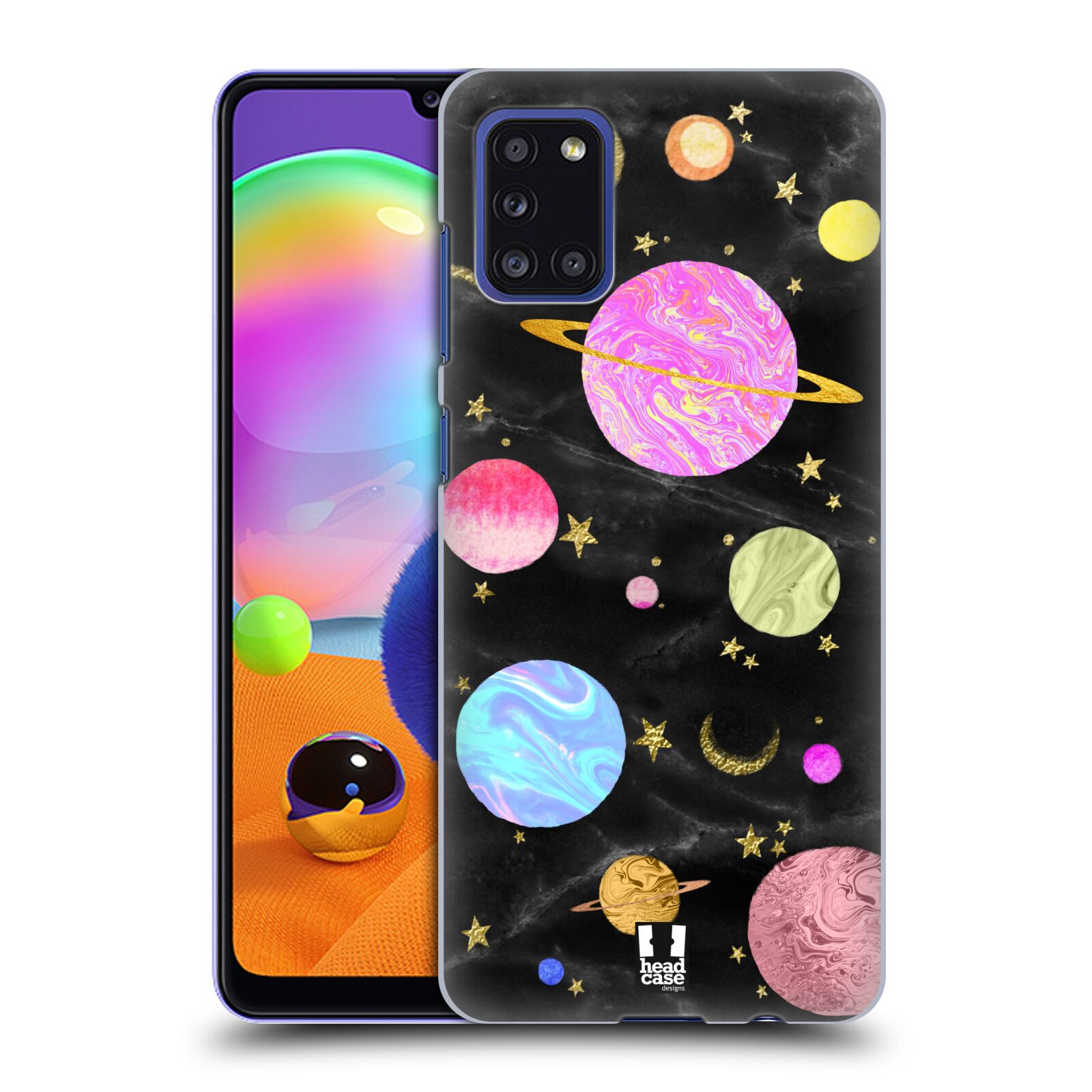 Obal na mobil Samsung Galaxy A31 - HEAD CASE - Barevná Galaxie