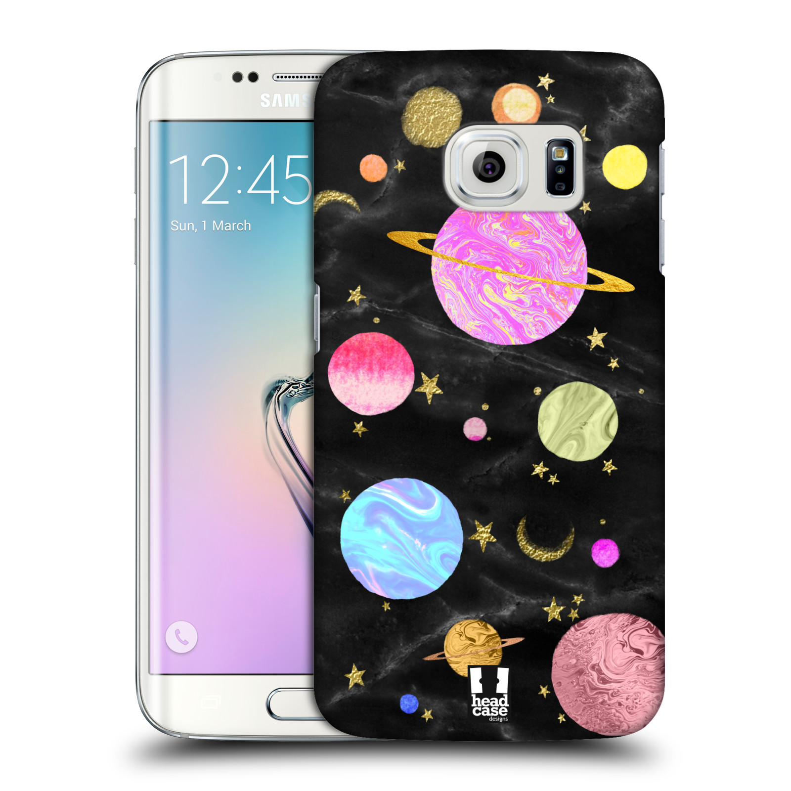 Obal na mobil Samsung Galaxy S6 EDGE - HEAD CASE - Barevná Galaxie