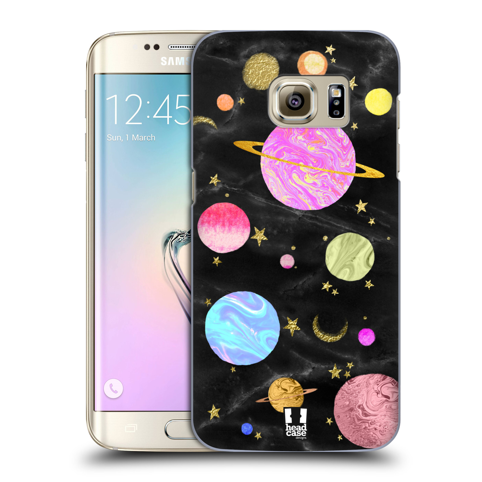 Obal na mobil Samsung Galaxy S7 EDGE - HEAD CASE - Barevná Galaxie