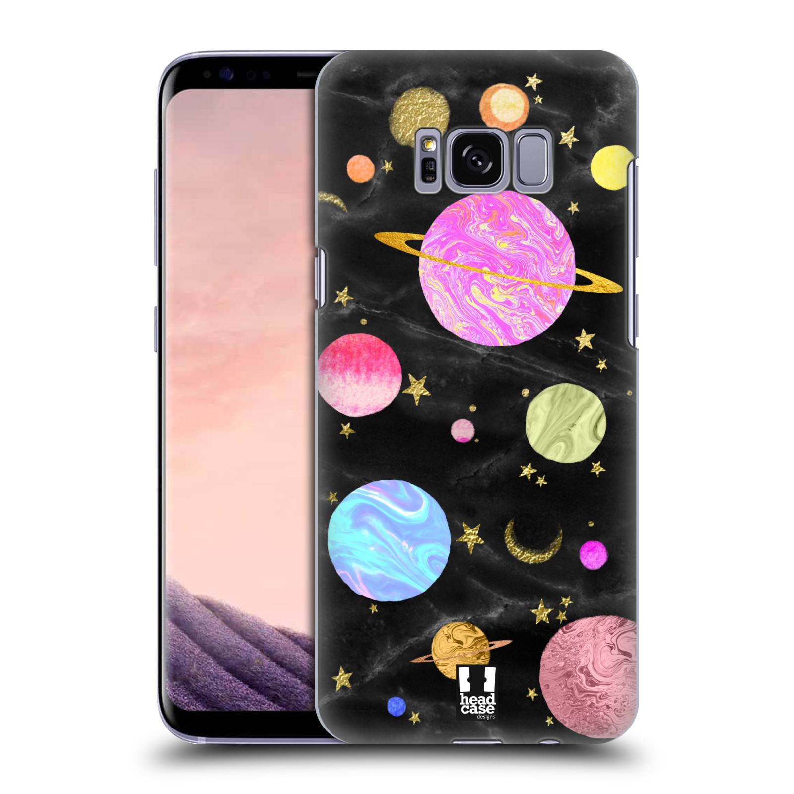 Obal na mobil Samsung Galaxy S8 - HEAD CASE - Barevná Galaxie