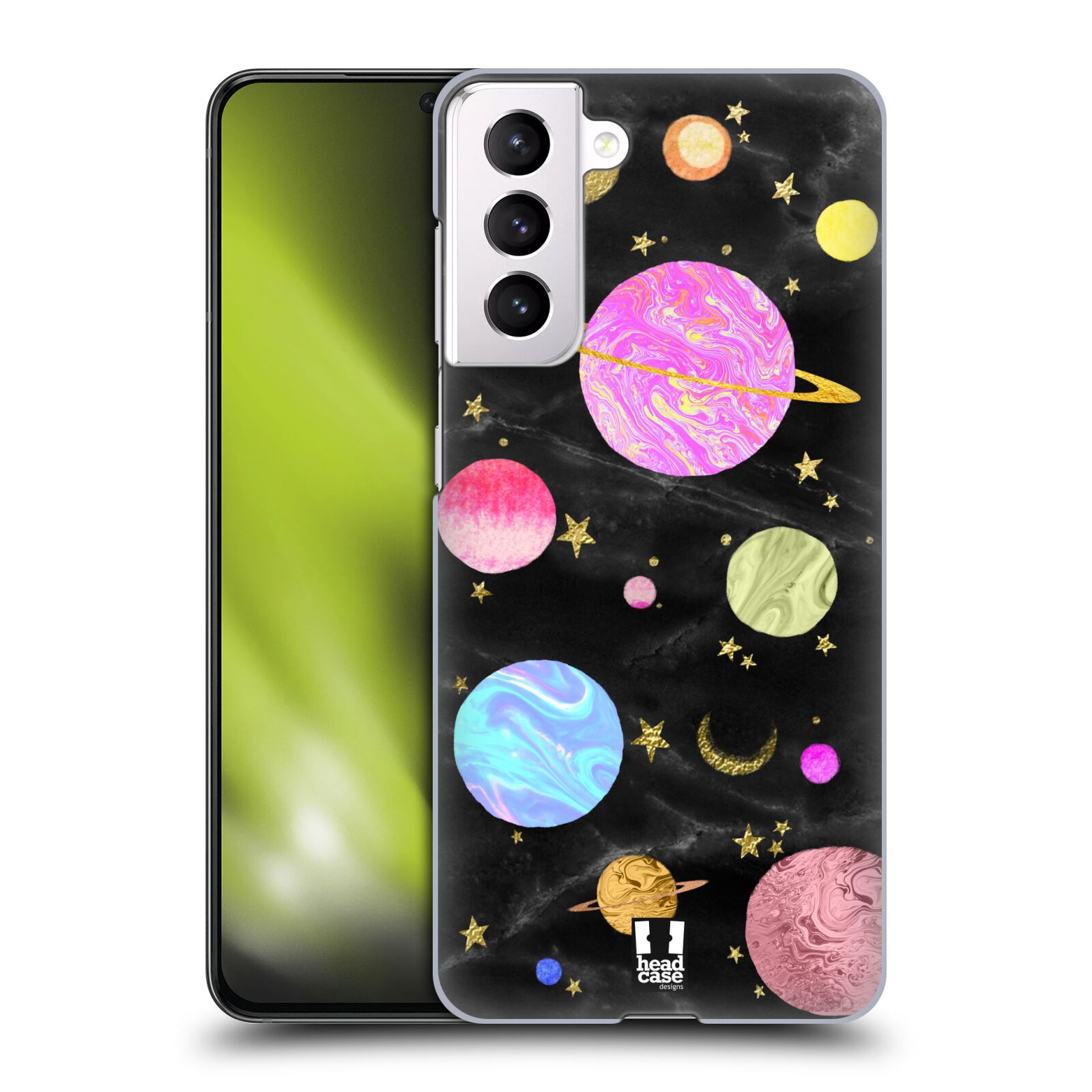 Obal na mobil Samsung Galaxy S21 5G - HEAD CASE - Barevná Galaxie