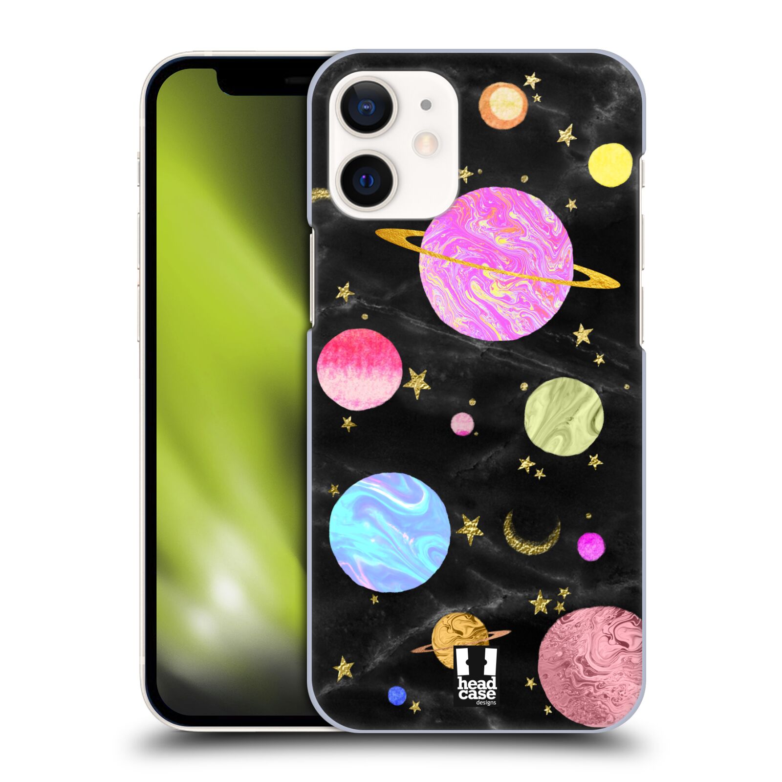 Obal na mobil Apple Iphone 12 MINI - HEAD CASE - Barevná Galaxie