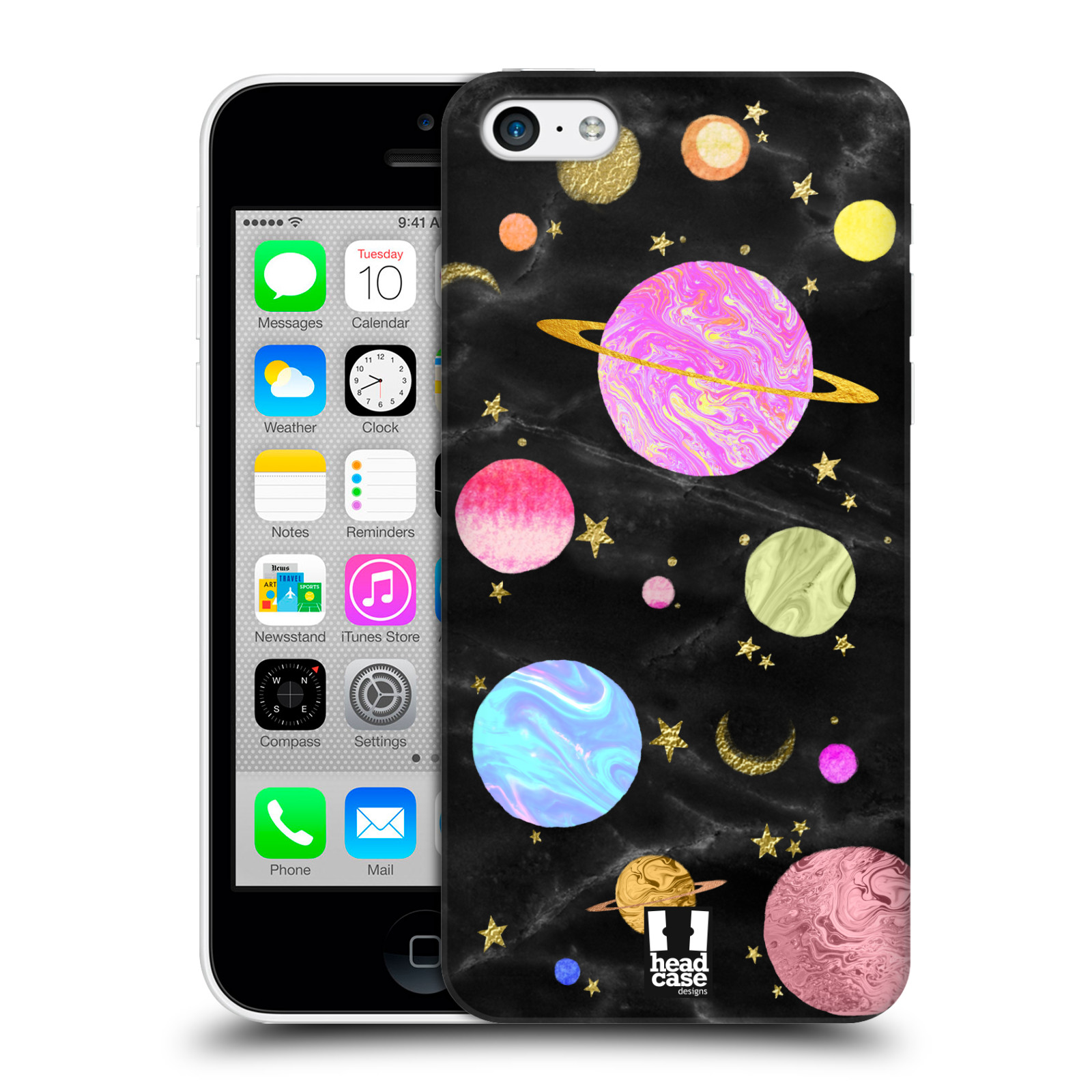 Obal na mobil Apple Iphone 5C - HEAD CASE - Barevná Galaxie