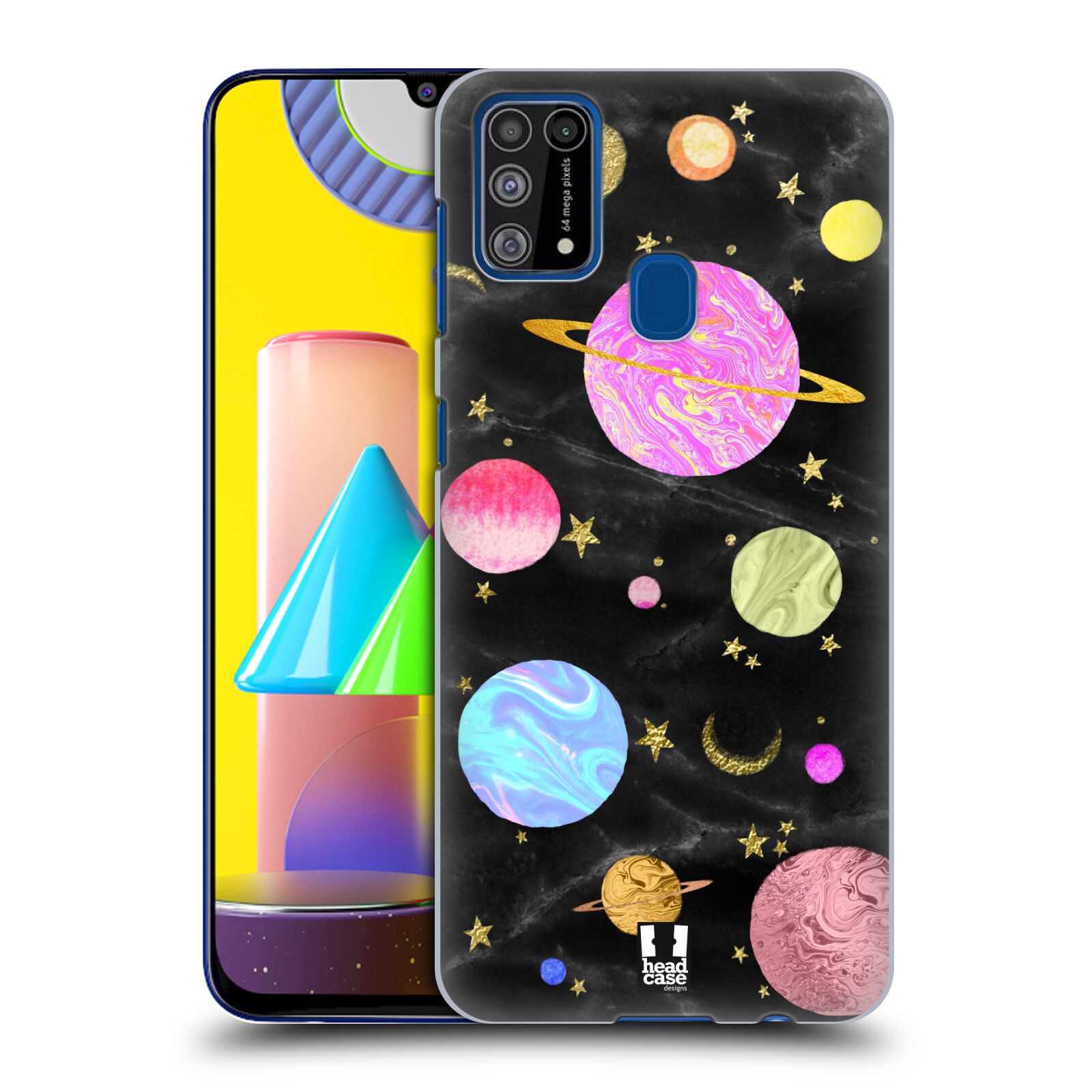 Obal na mobil Samsung Galaxy M31 - HEAD CASE - Barevná Galaxie