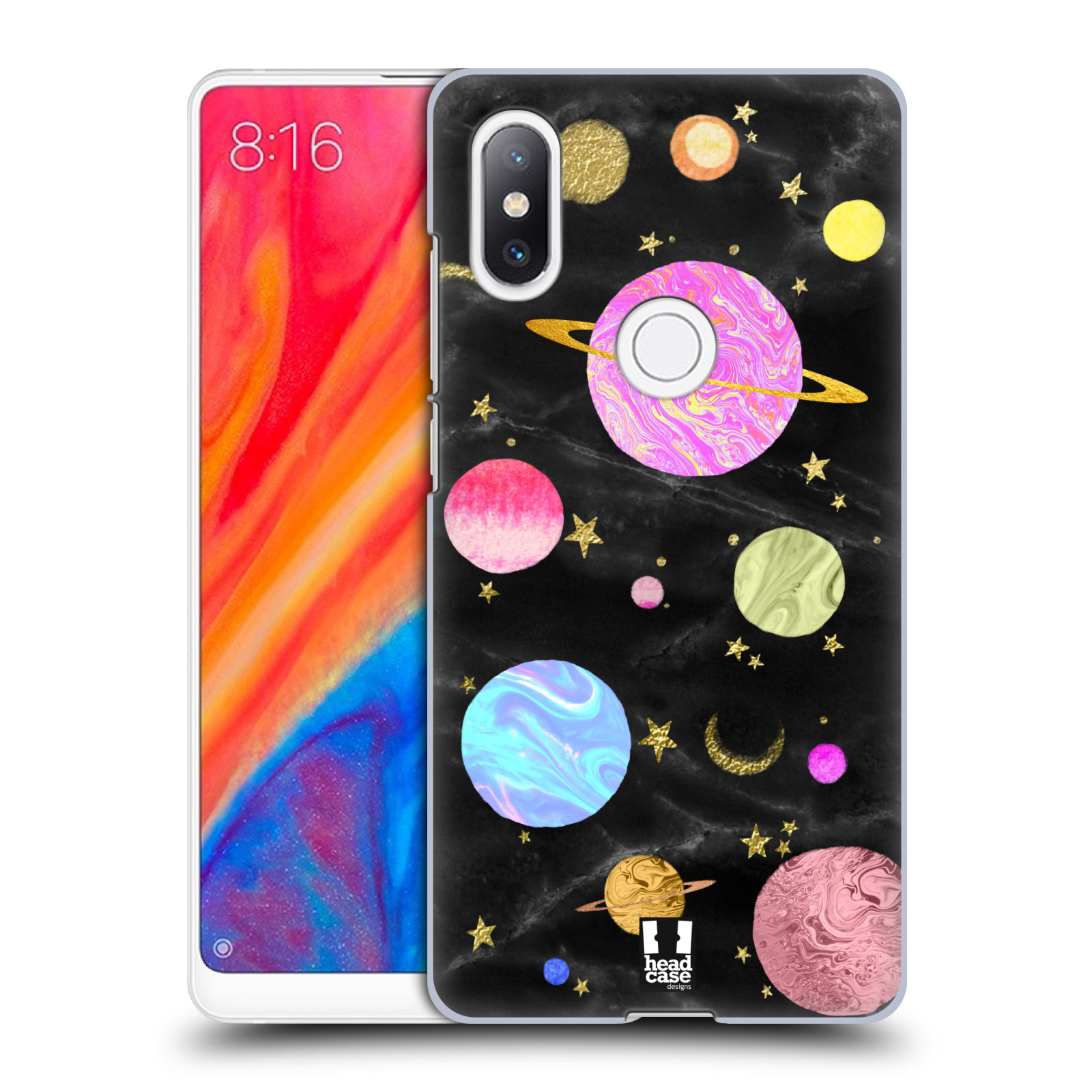 Obal na mobil Xiaomi Mi Mix 2S - HEAD CASE - Barevná Galaxie