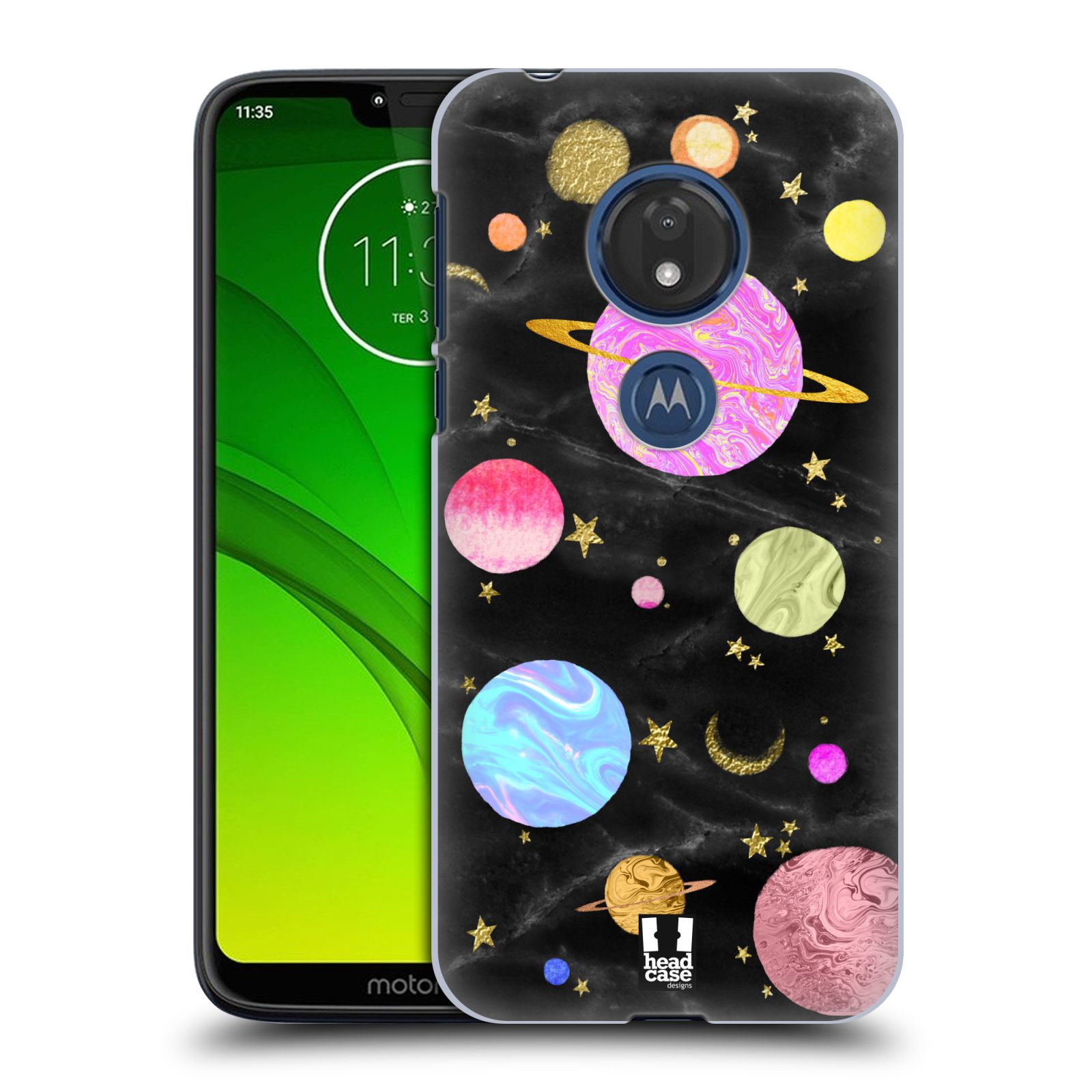 Obal na mobil Motorola Moto G7 Play - HEAD CASE - Barevná Galaxie