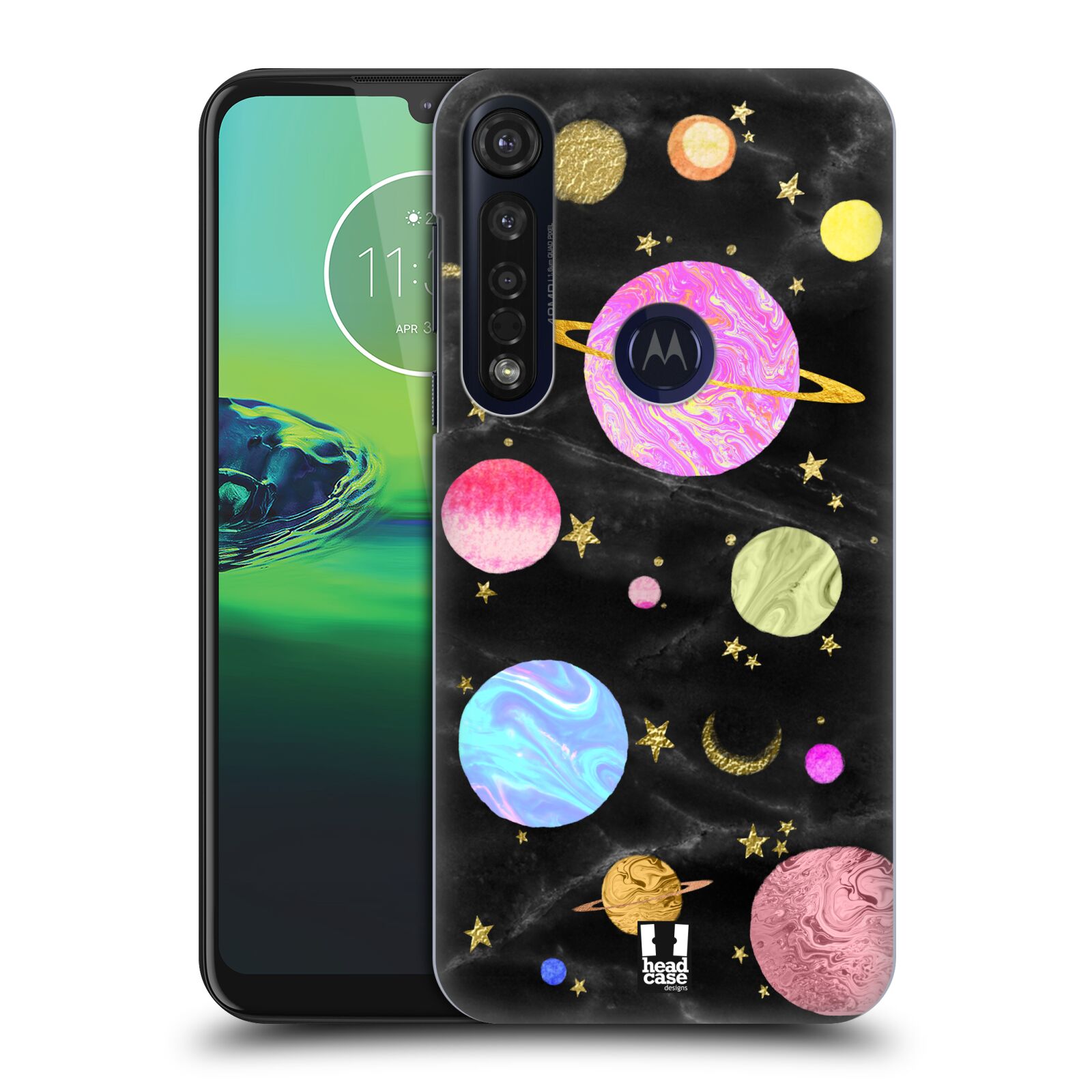 Obal na mobil Motorola Moto G8 PLUS - HEAD CASE - Barevná Galaxie