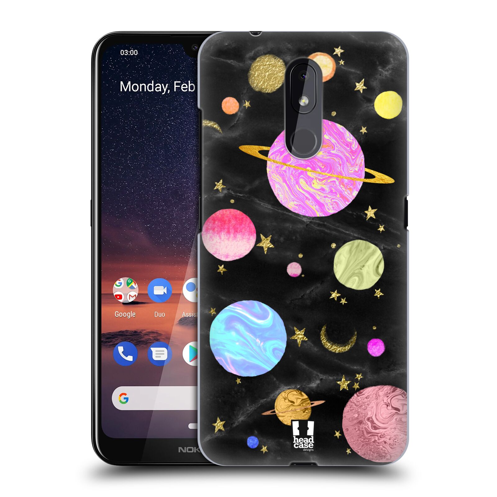 Obal na mobil Nokia 3.2 - HEAD CASE - Barevná Galaxie
