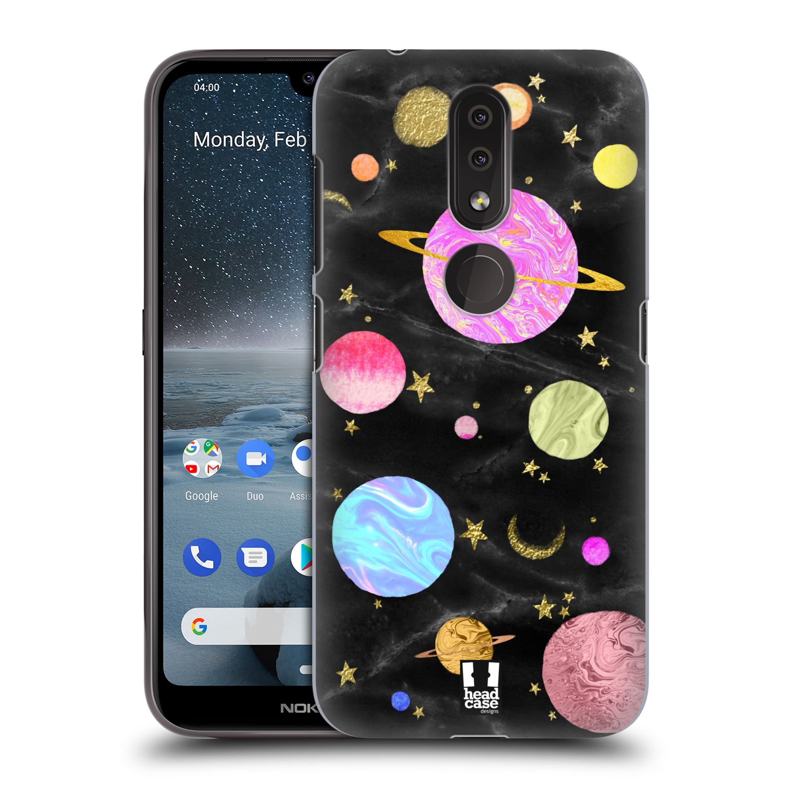 Obal na mobil Nokia 4.2 - HEAD CASE - Barevná Galaxie