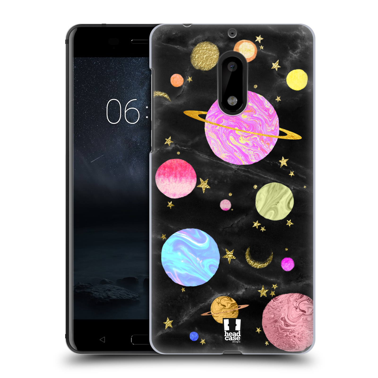 Obal na mobil Nokia 6 - HEAD CASE - Barevná Galaxie