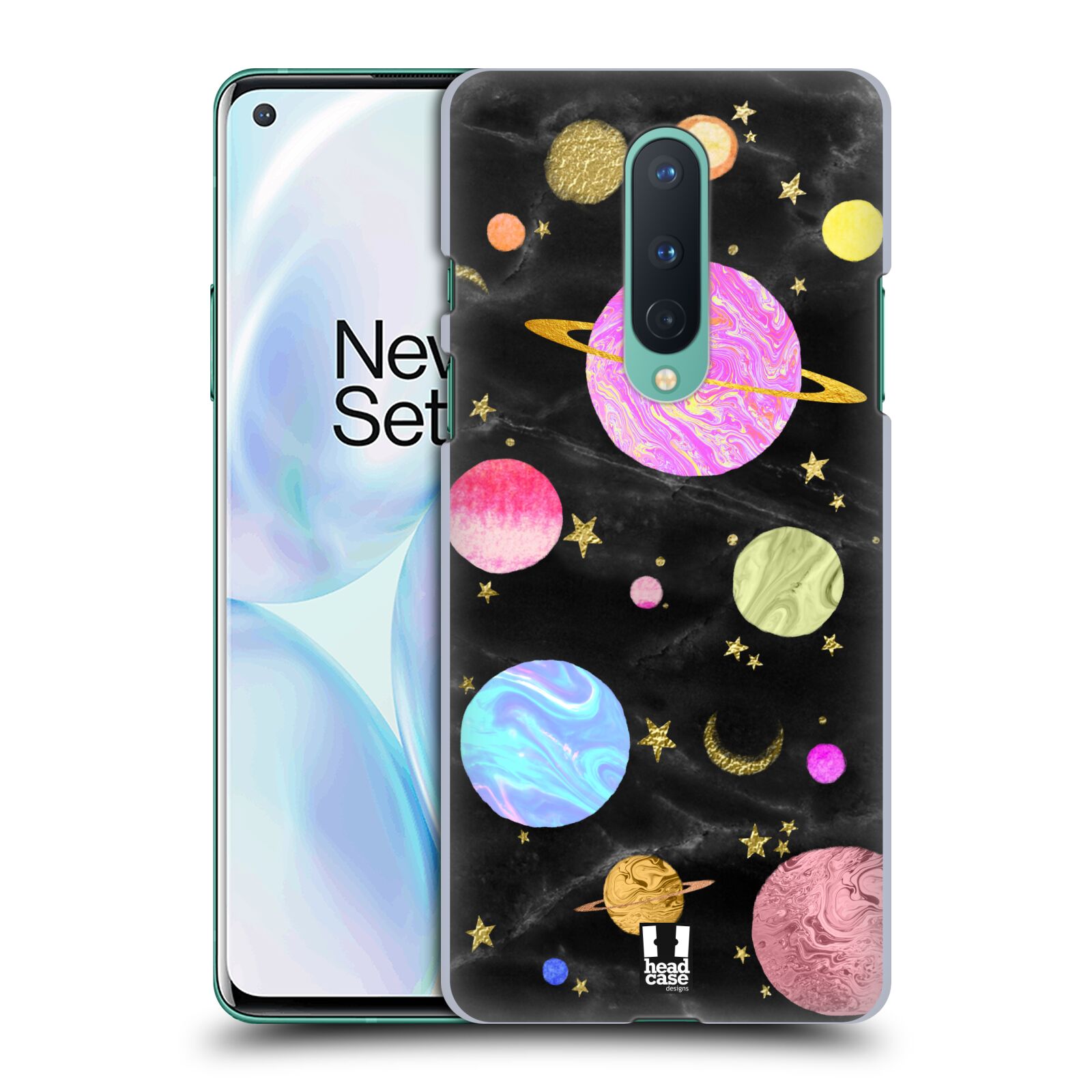 Obal na mobil OnePlus 8 5G - HEAD CASE - Barevná Galaxie