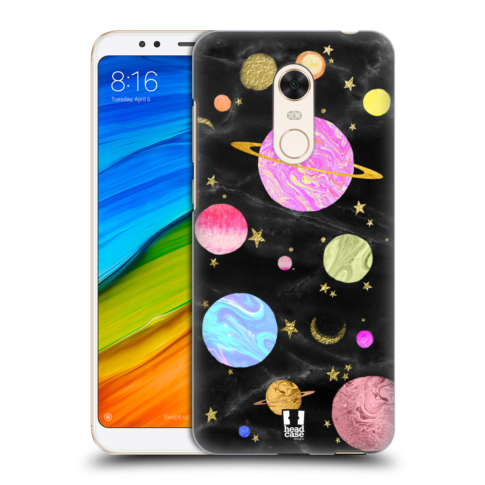 Obal na mobil Xiaomi Redmi 5 PLUS (REDMI 5+) - HEAD CASE - Barevná Galaxie