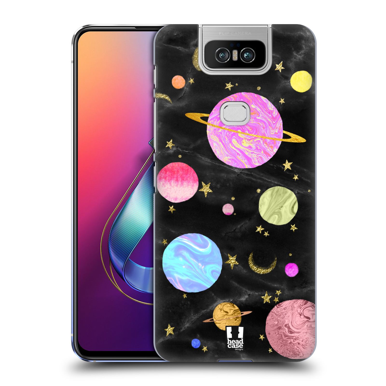 Obal na mobil ASUS Zenfone 6 ZS630KL - HEAD CASE - Barevná Galaxie