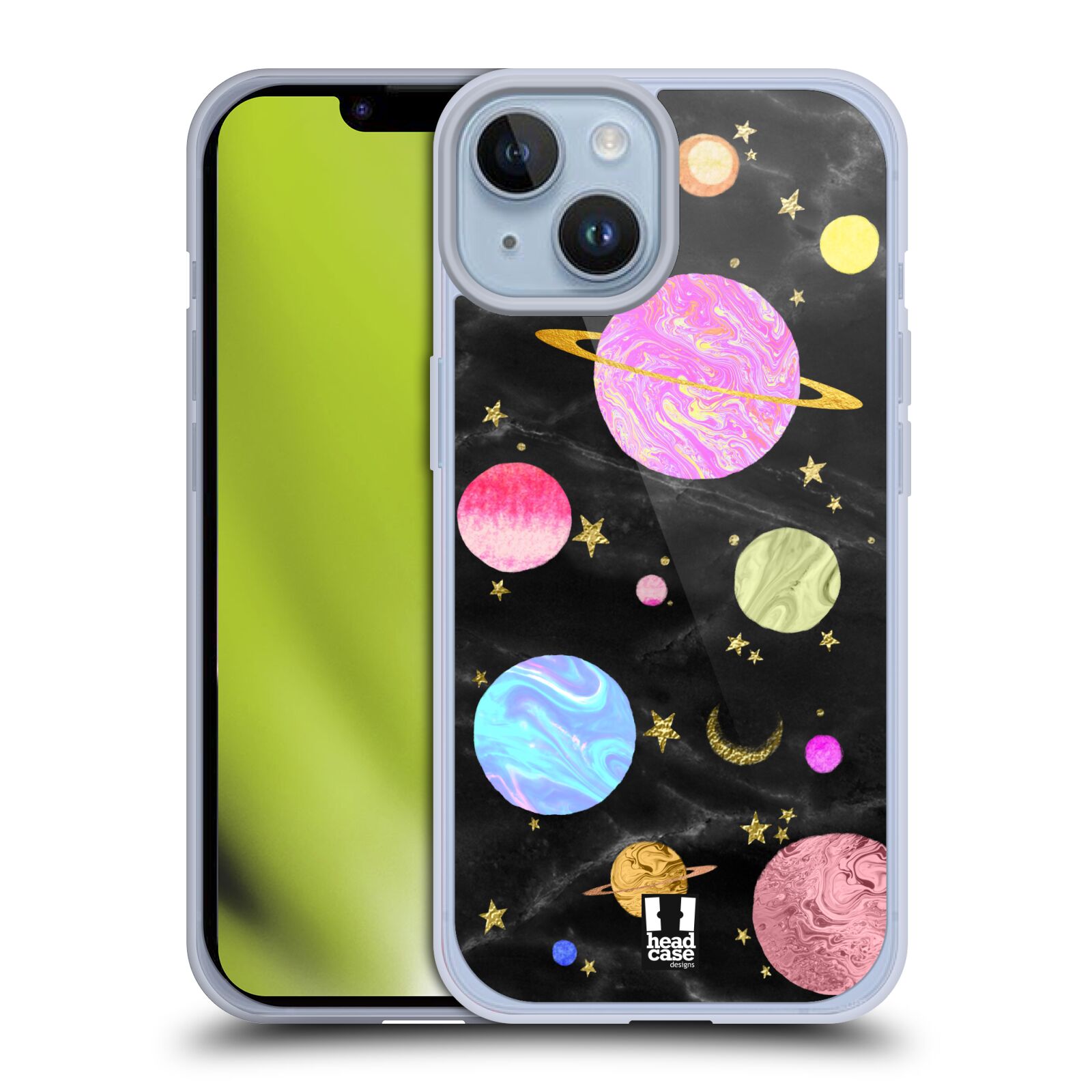 Obal na mobil Apple Iphone 14 - HEAD CASE - Barevná Galaxie