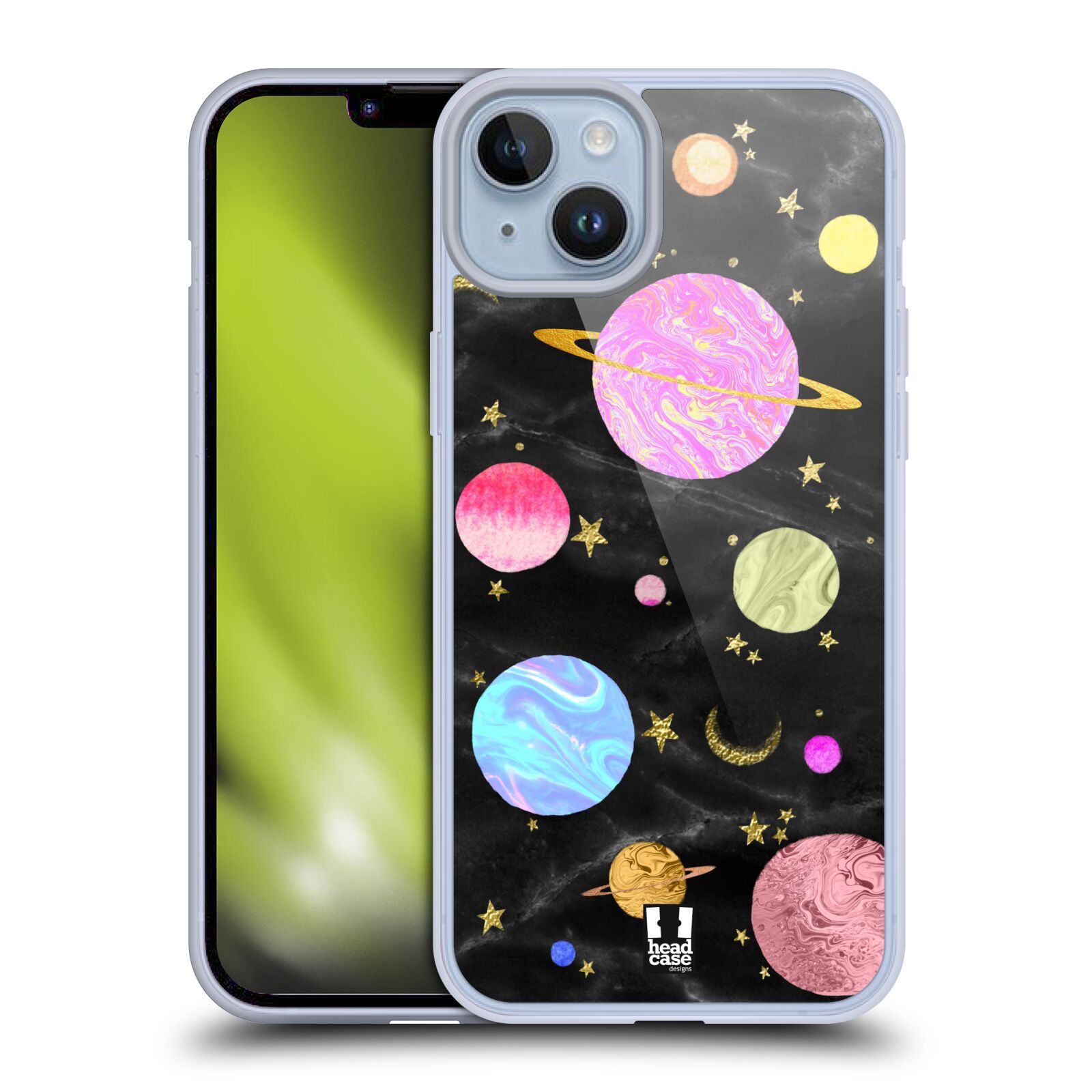 Obal na mobil Apple Iphone 14 PLUS - HEAD CASE - Barevná Galaxie