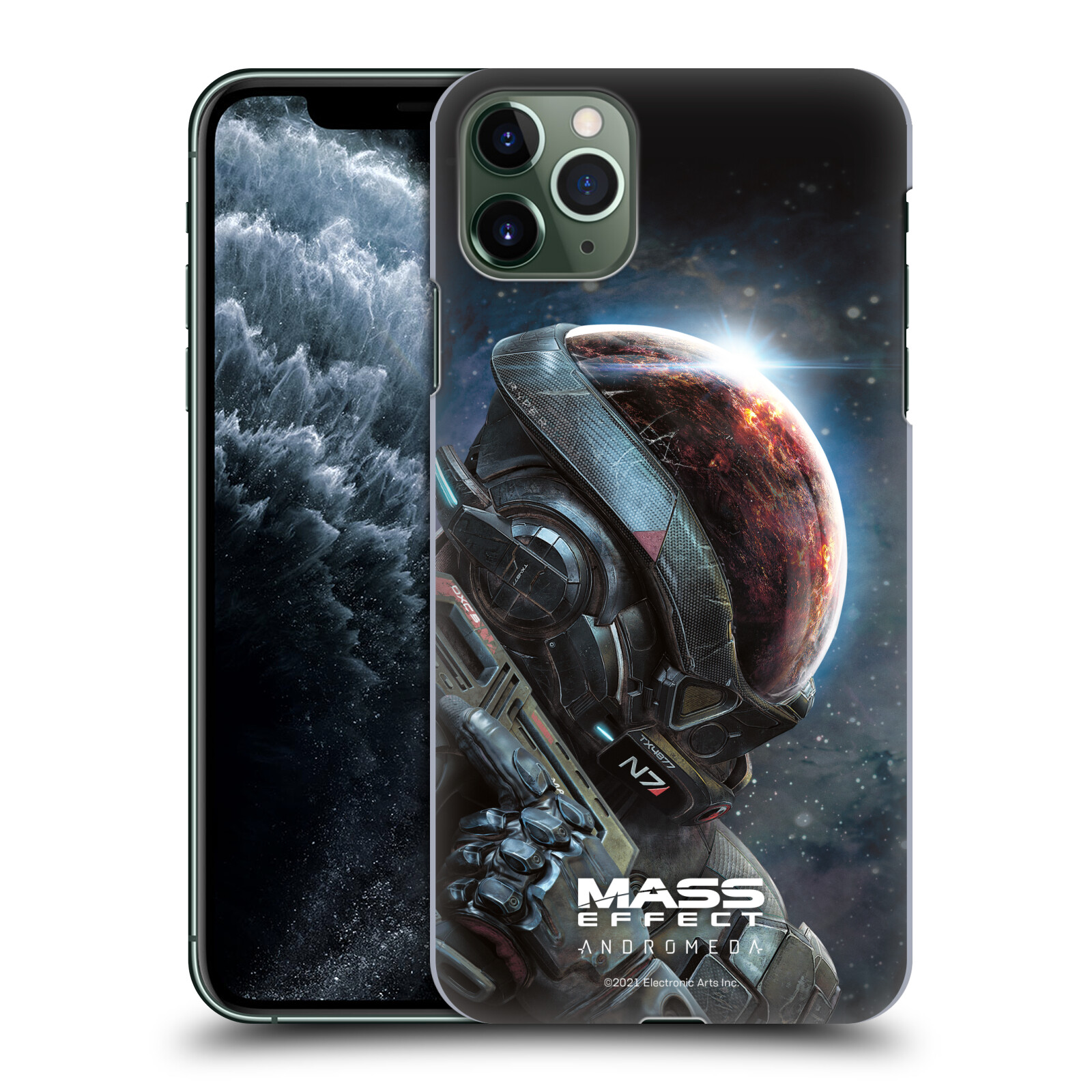 Zadní obal pro mobil Apple Iphone 11 PRO MAX - HEAD CASE - Mass Effect - Hlava