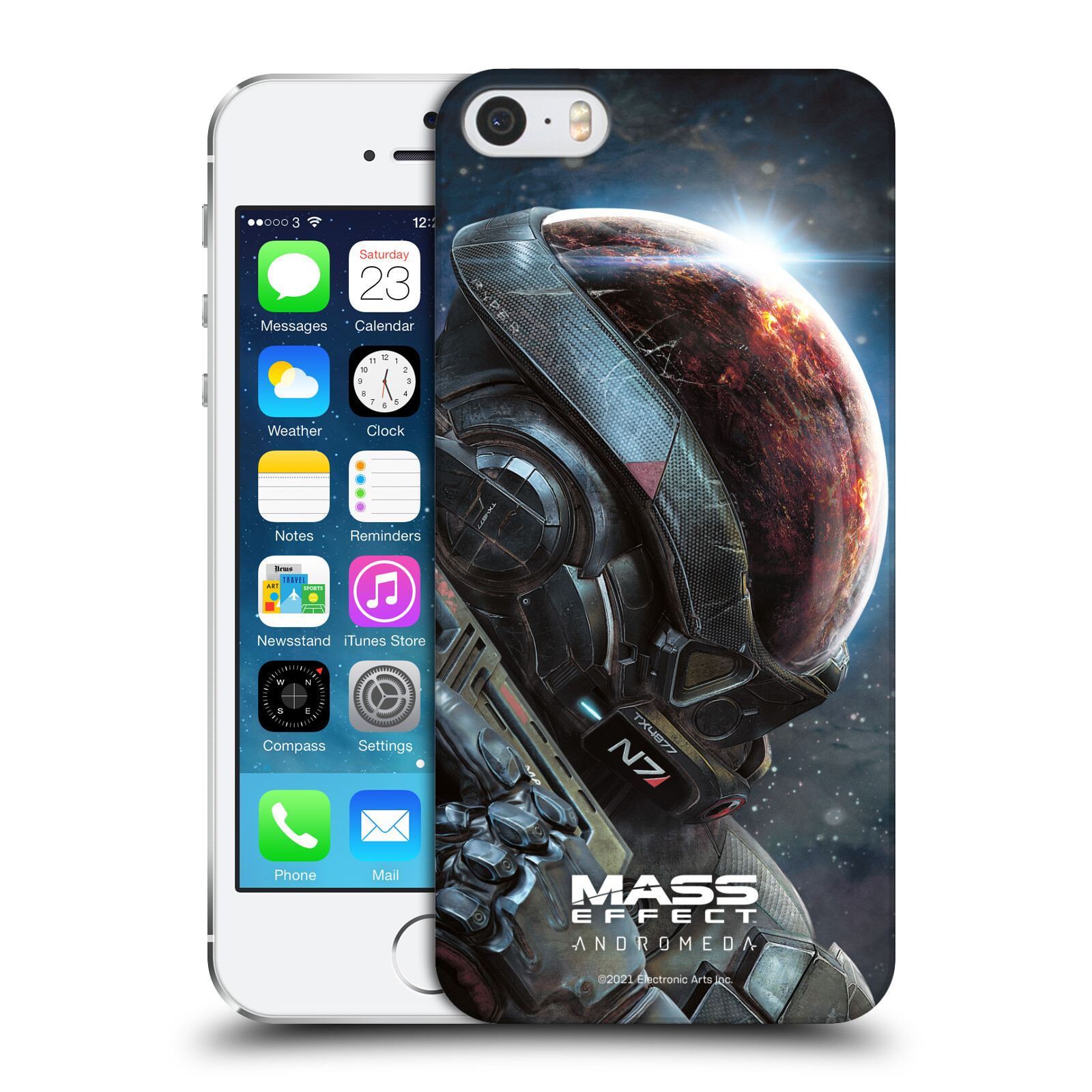 Zadní obal pro mobil Apple Iphone 5/5S/SE 2015 - HEAD CASE - Mass Effect - Hlava