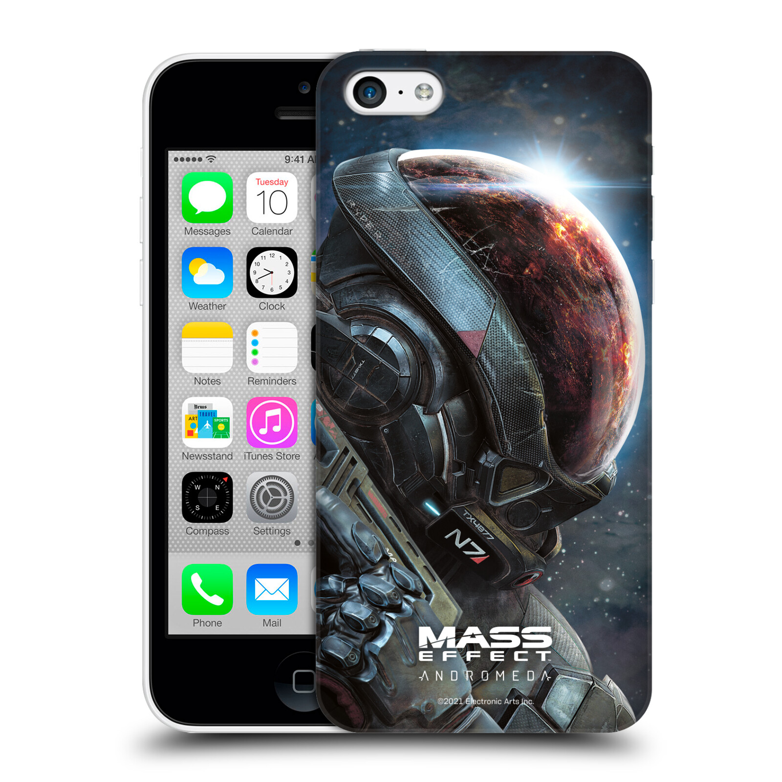 Zadní obal pro mobil Apple Iphone 5C - HEAD CASE - Mass Effect - Hlava
