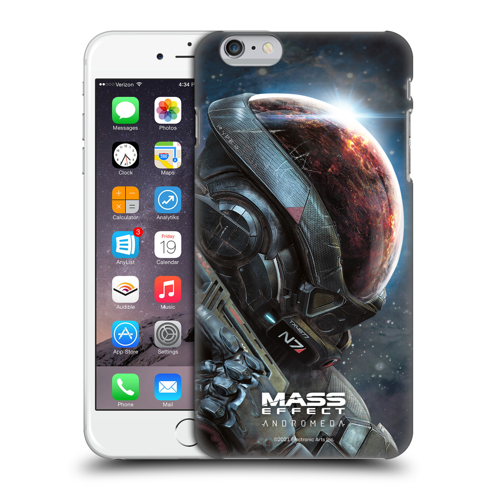 Zadní obal pro mobil Apple Iphone 6 PLUS / 6S PLUS - HEAD CASE - Mass Effect - Hlava