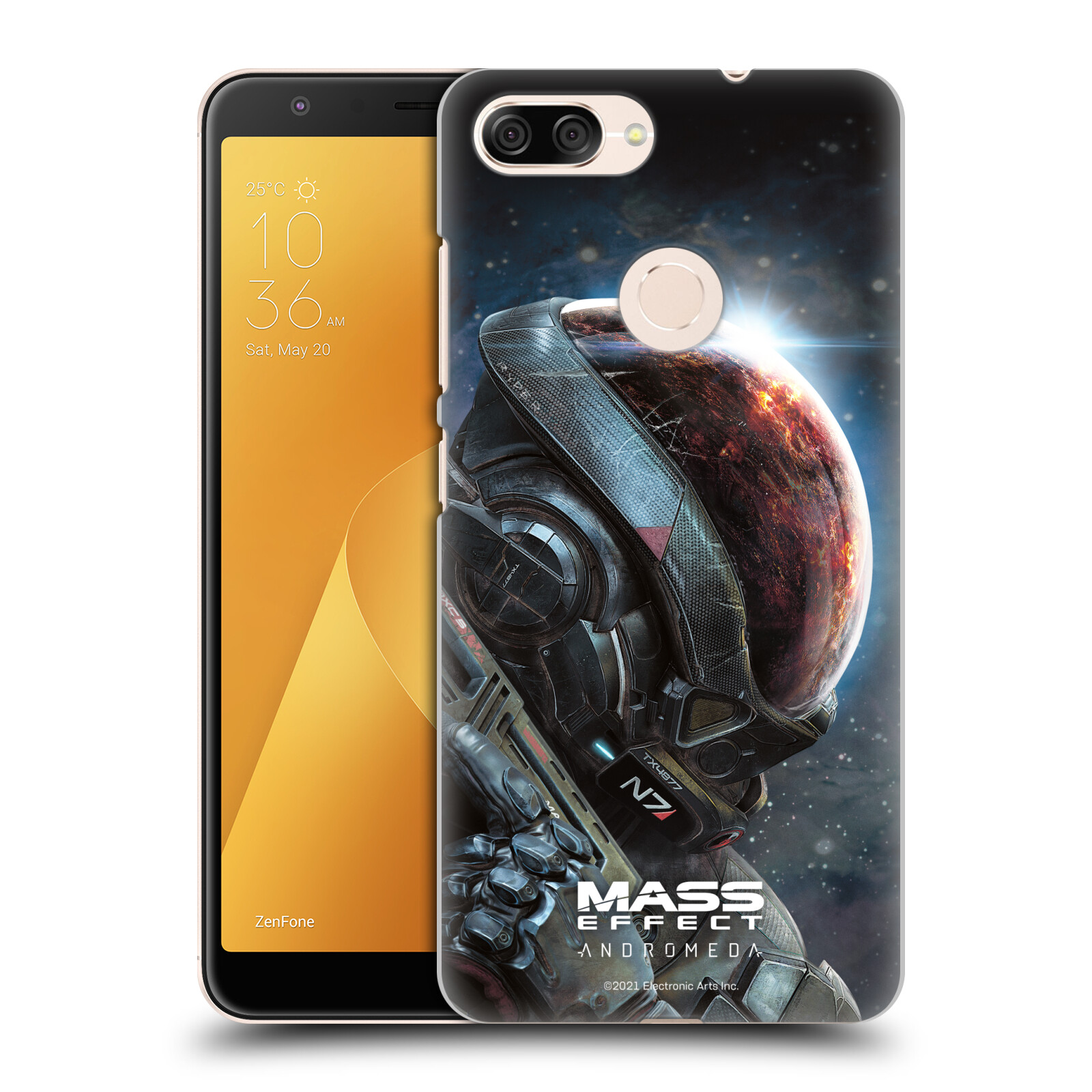 Zadní obal pro mobil Asus Zenfone Max Plus (M1) - HEAD CASE - Mass Effect - Hlava