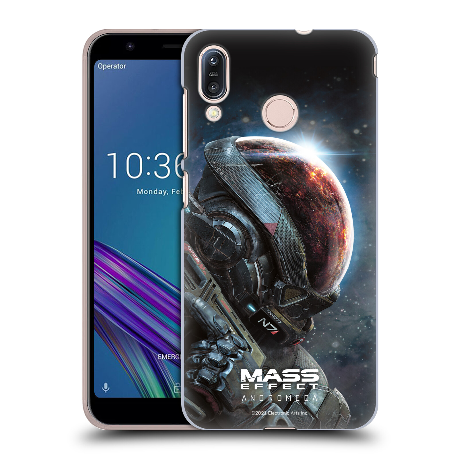 Zadní obal pro mobil Asus Zenfone Max (M1) ZB555KL - HEAD CASE - Mass Effect - Hlava