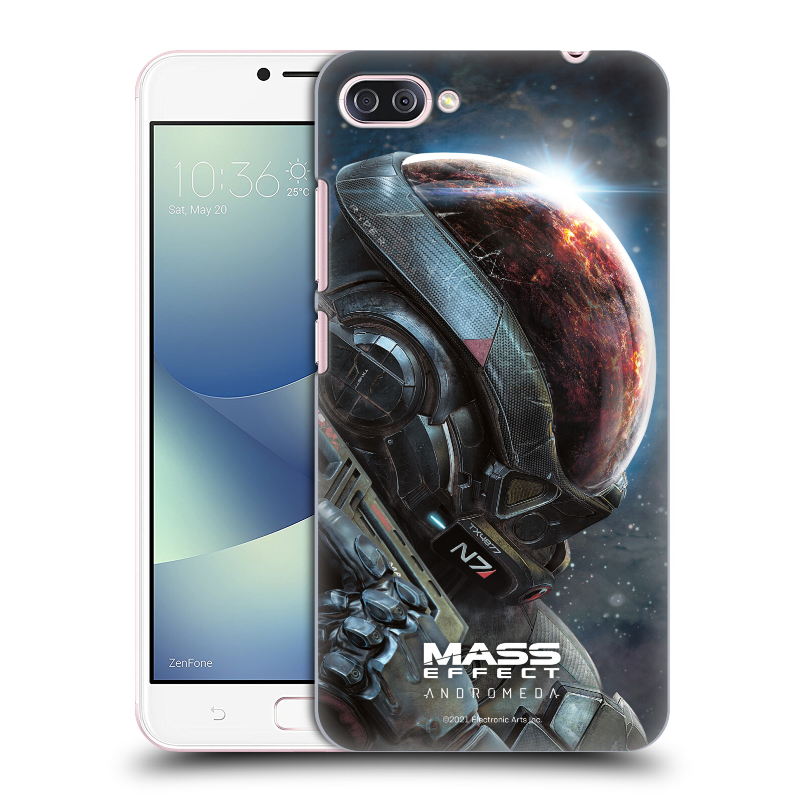 Zadní obal pro mobil Asus Zenfone 4 MAX / 4 MAX PRO (ZC554KL) - HEAD CASE - Mass Effect - Hlava